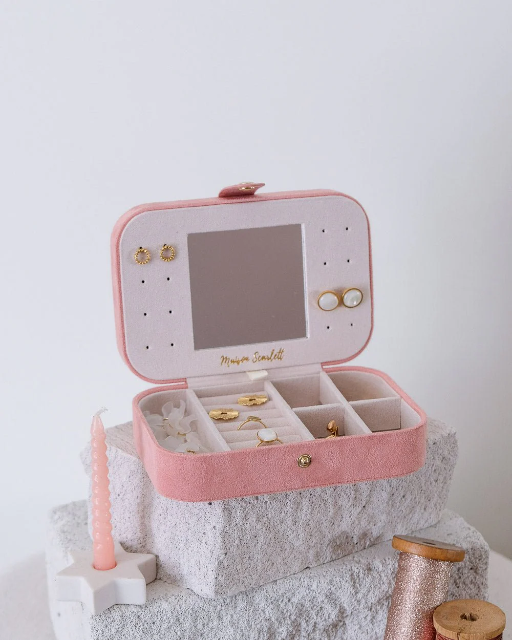 Boîte À Bijoux De Voyage Brigitte Velours - Image 6