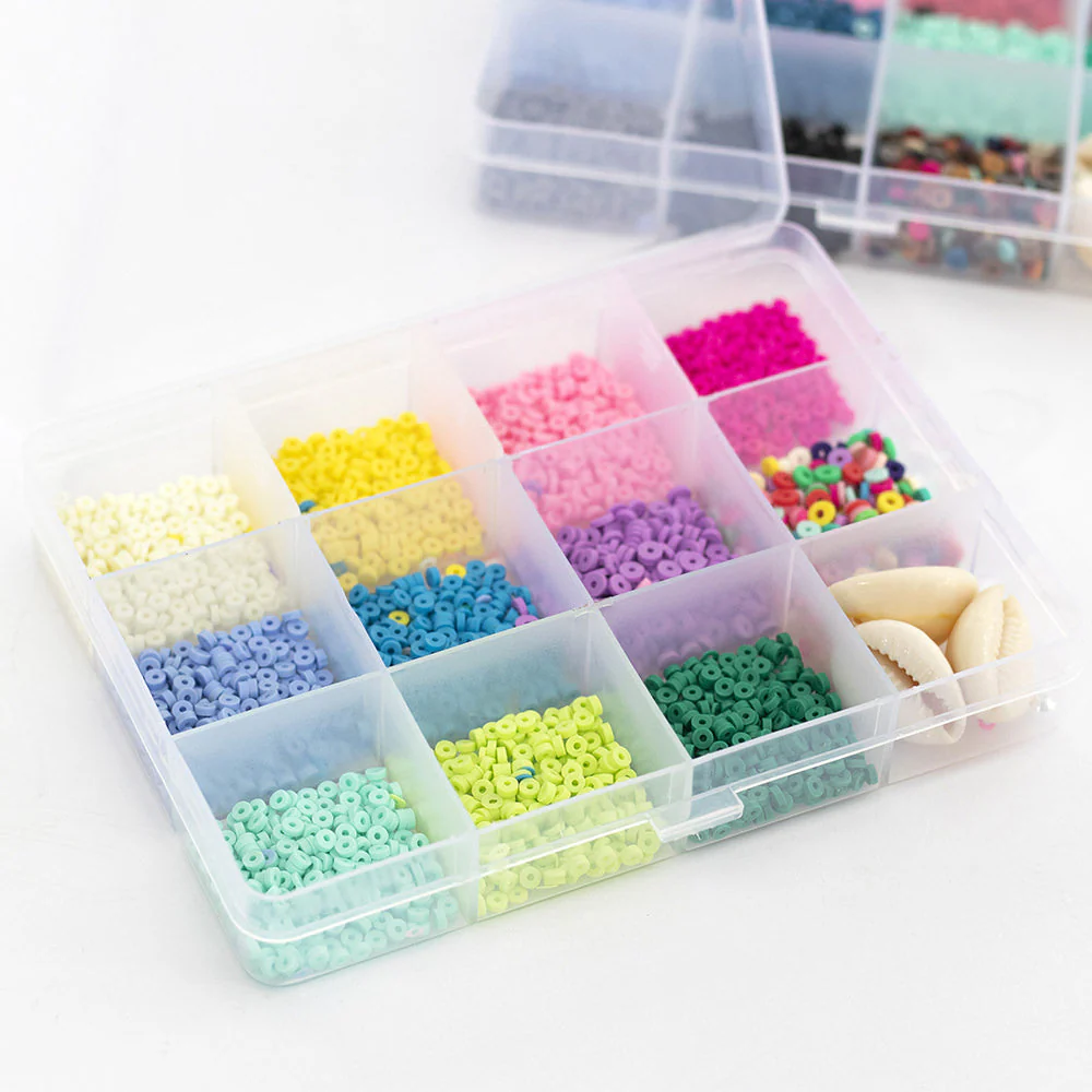 Boite De 11 Couleurs Pop De Perles Heishi 3 Mm + Accessoires - Image 3