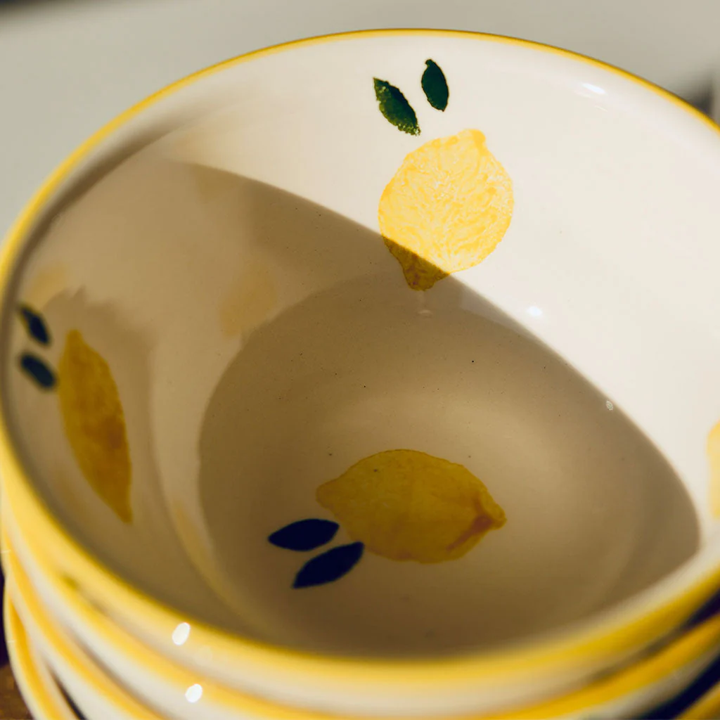 Lot de 2 Bols En Céramique - Citron - Image 4