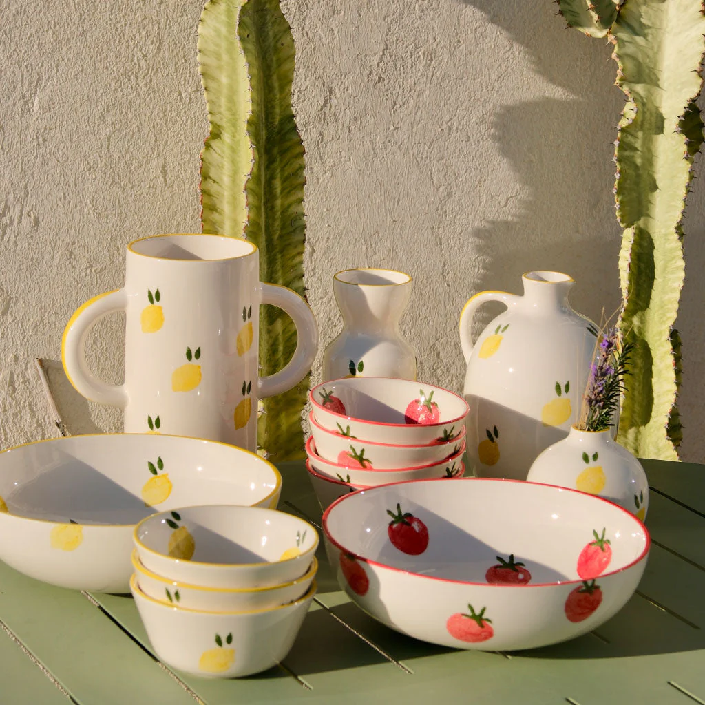 Lot de 2 Bols En Céramique - Citron - Image 8