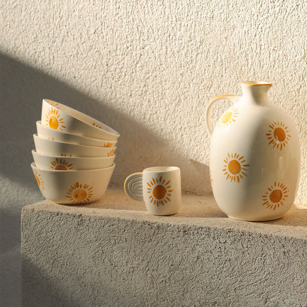 Lot de 2 Bols En Céramique - Soleil - Image 7