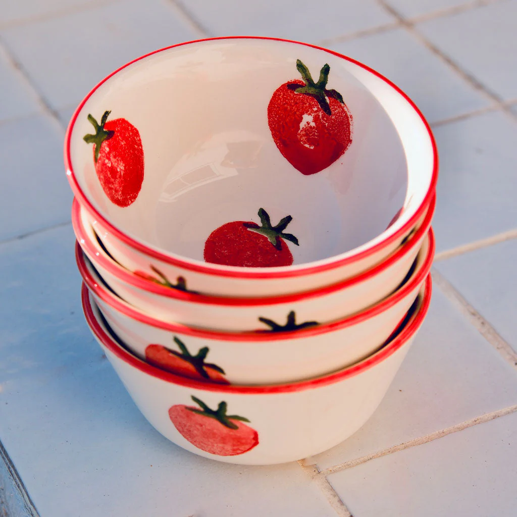 Lot de 2 Bols En Céramique - Tomate - Image 8
