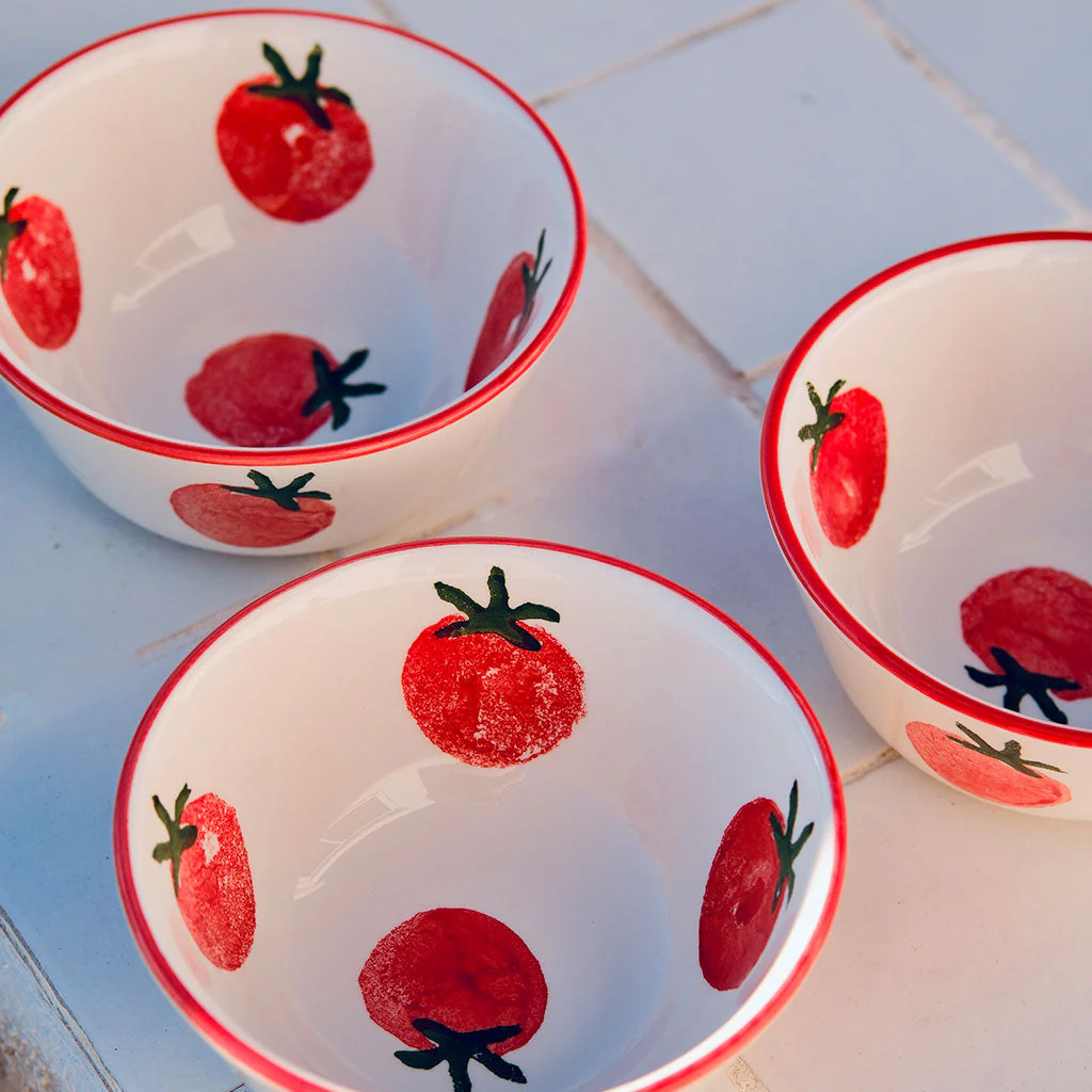 Lot de 2 Bols En Céramique - Tomate - Image 9