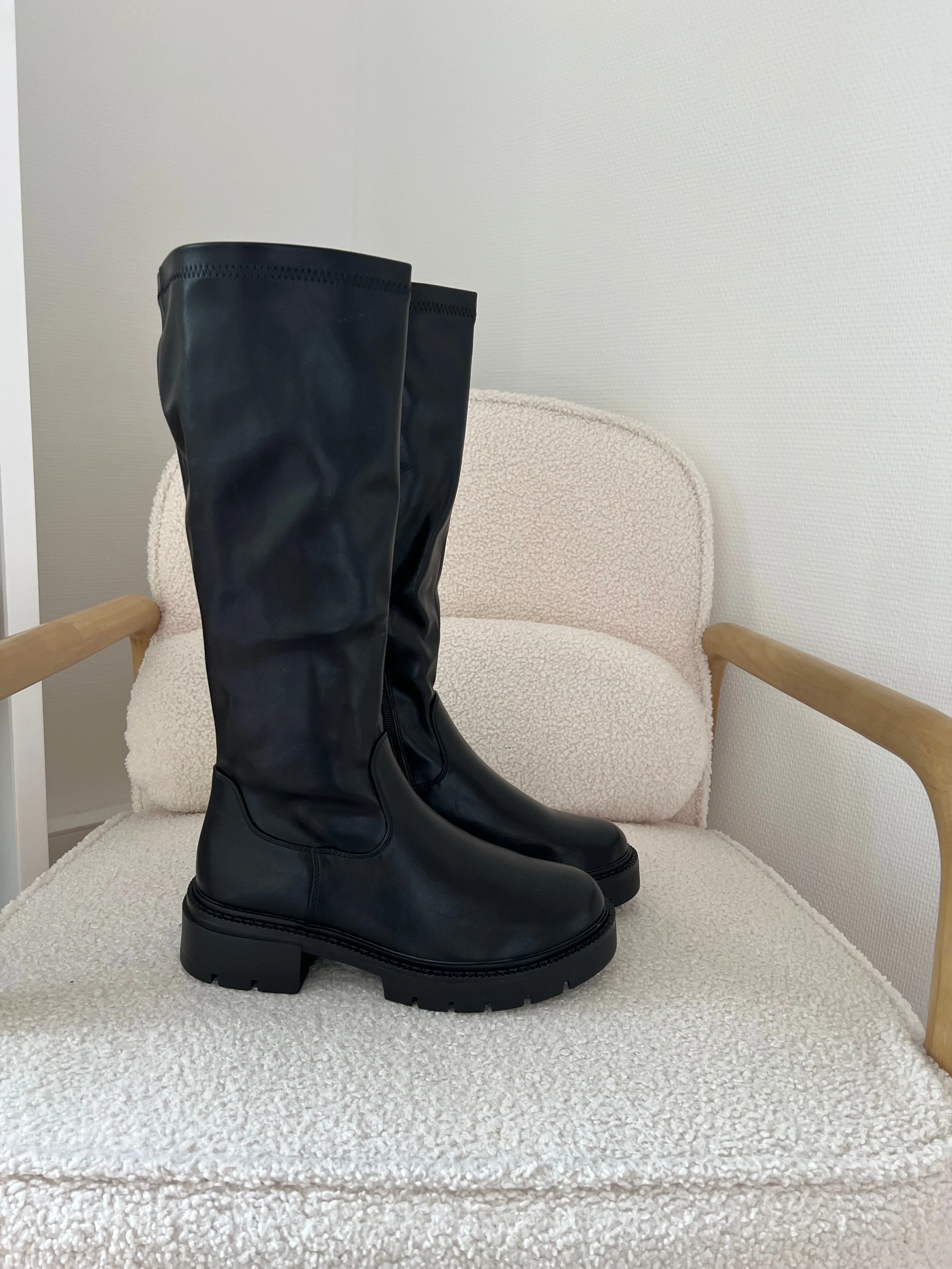 Bottes Hautes Noires Nora - Image 3