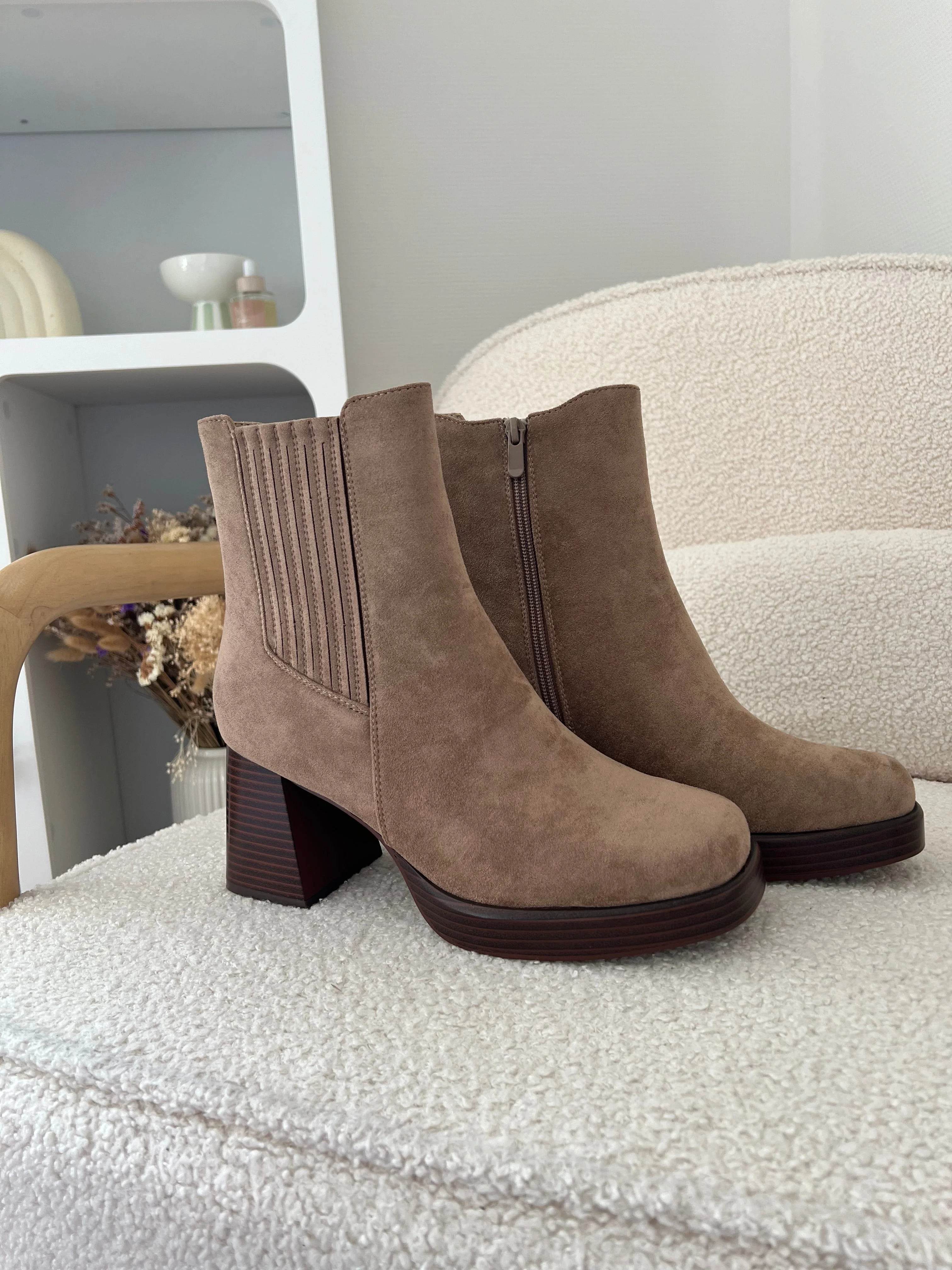 Bottines Aurore Taupe - Image 3