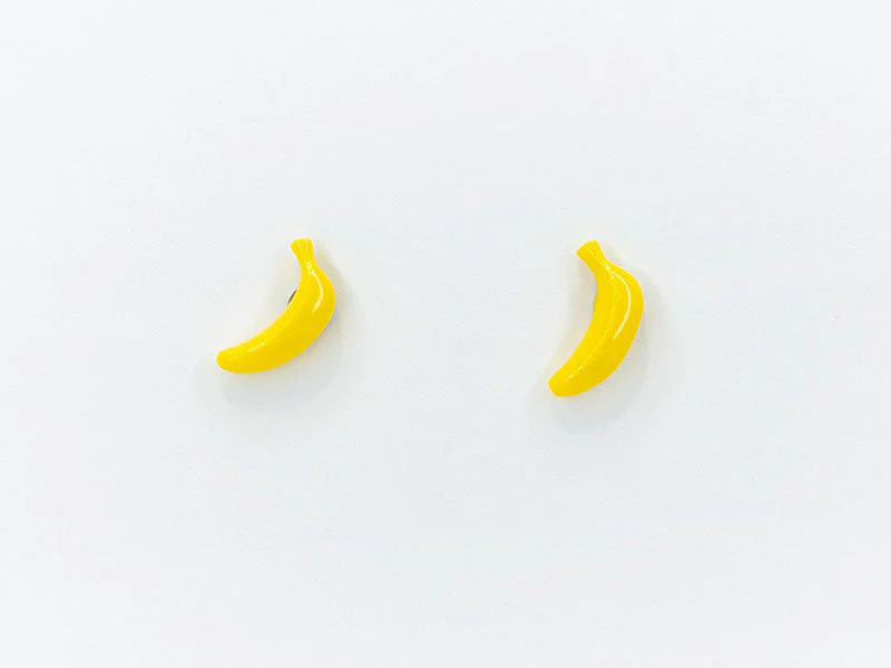 Boucles D'Oreilles En Porcelaine Banane - La Petite Epicerie - Image 2