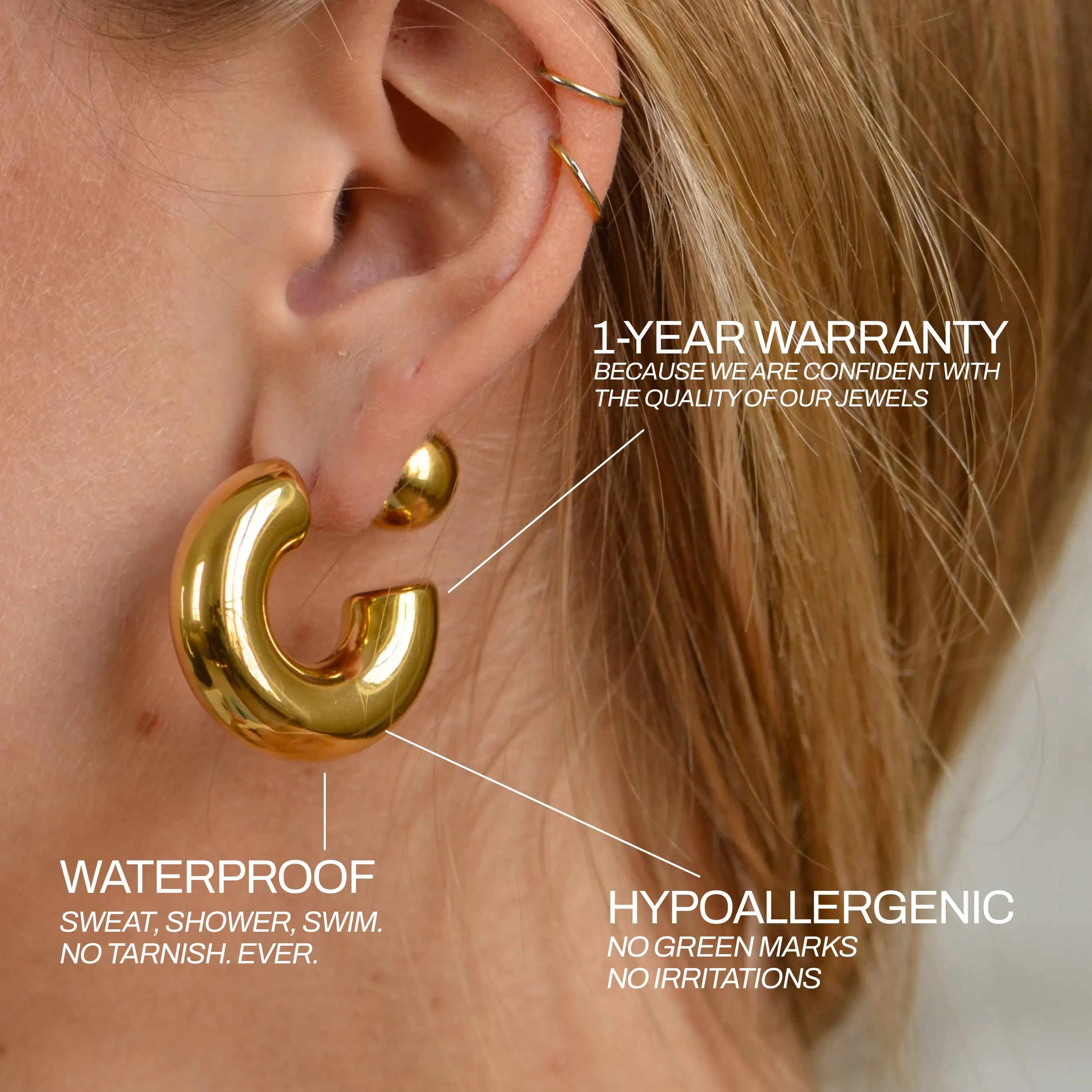 Boucles D'Oreilles Hoop - Image 3