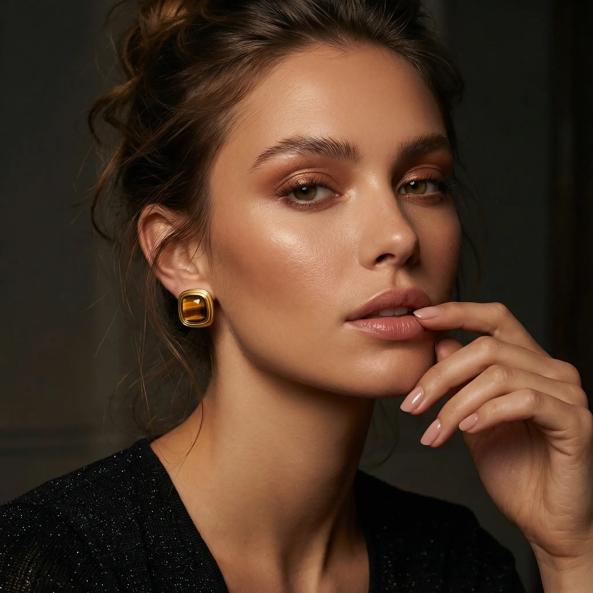 Boucles D'Oreilles Latte - Image 4