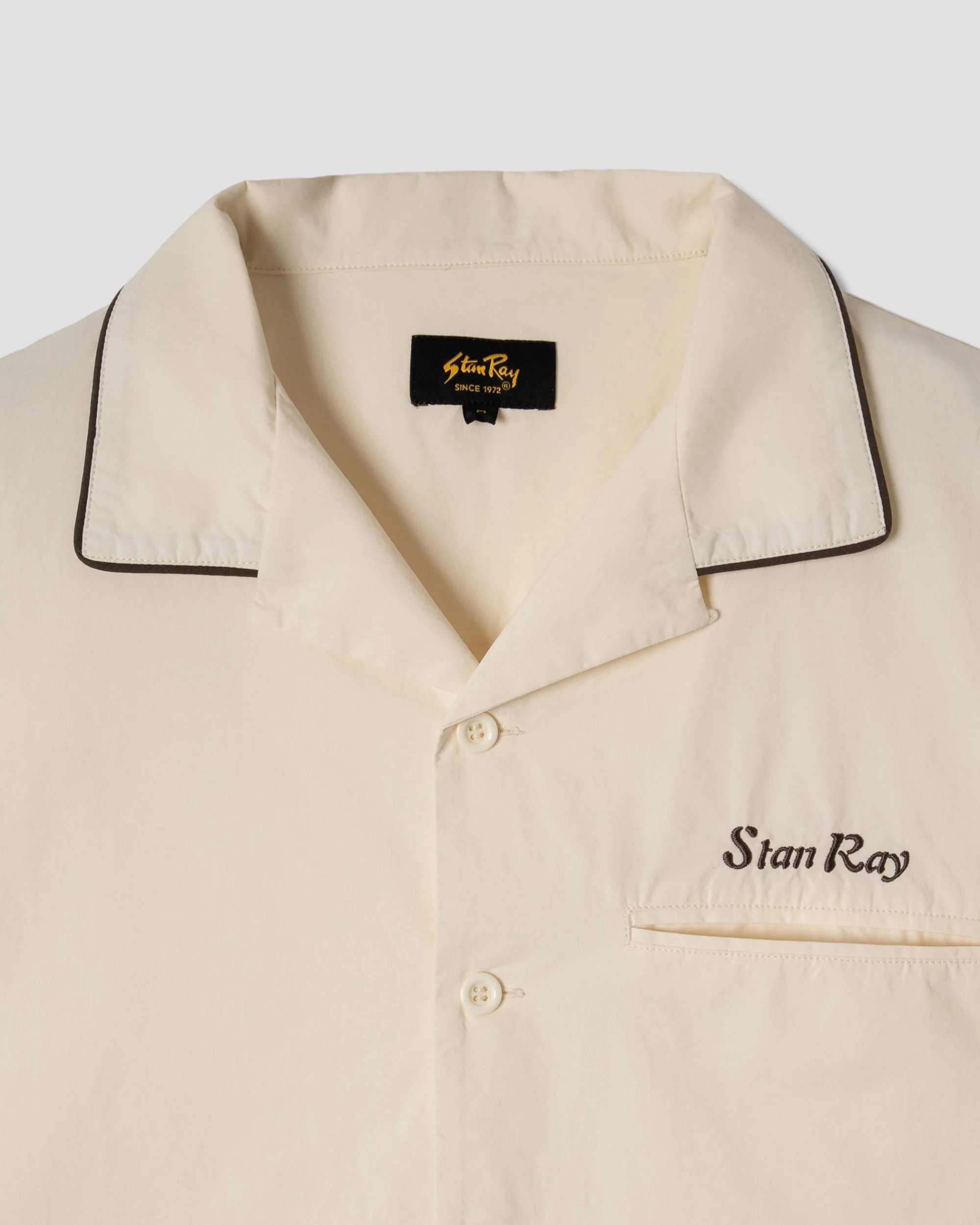 Bowling Shirt - Natural / Matt Black - Image 4