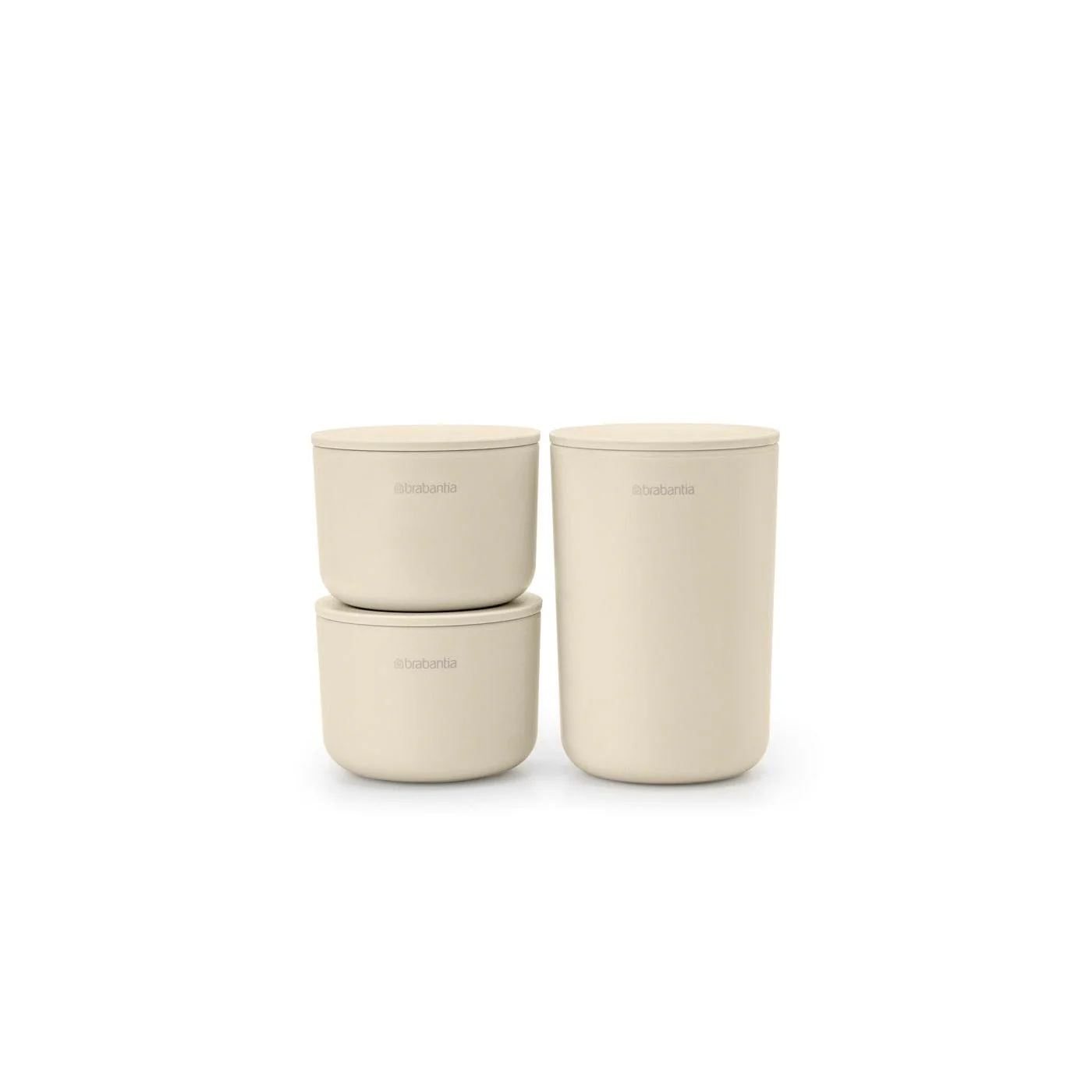 Pots De Stockage - Kit De 3 - Soft Beige - Image 5
