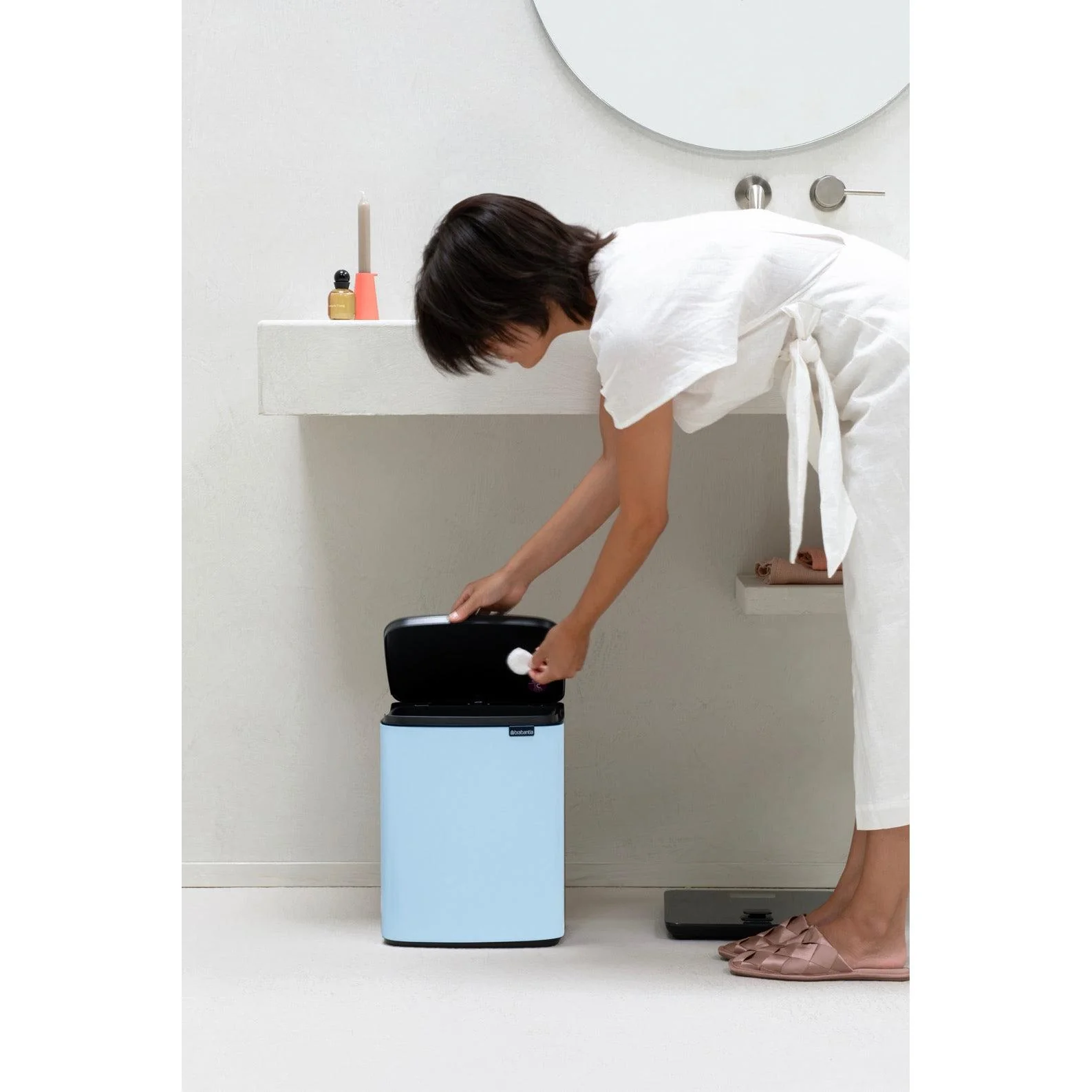 Bo Waste Bin - 12L - Dreamy Blue - Image 3