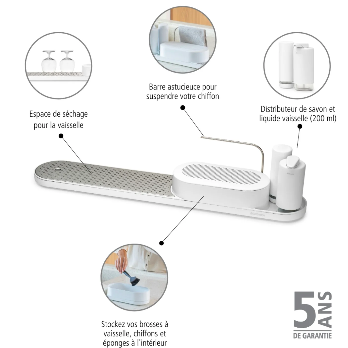 Sinkstyle - Kit Évier - 4 Pièces - Mineral Fresh White - Image 4