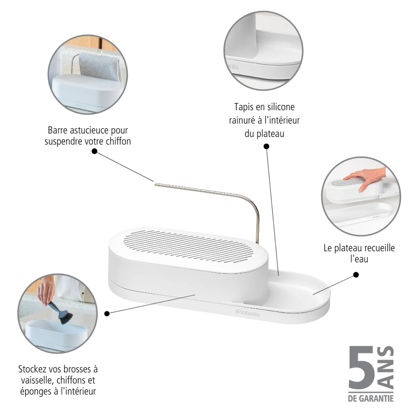 Sinkstyle - Organiseur - Mineral Fresh White - Image 6