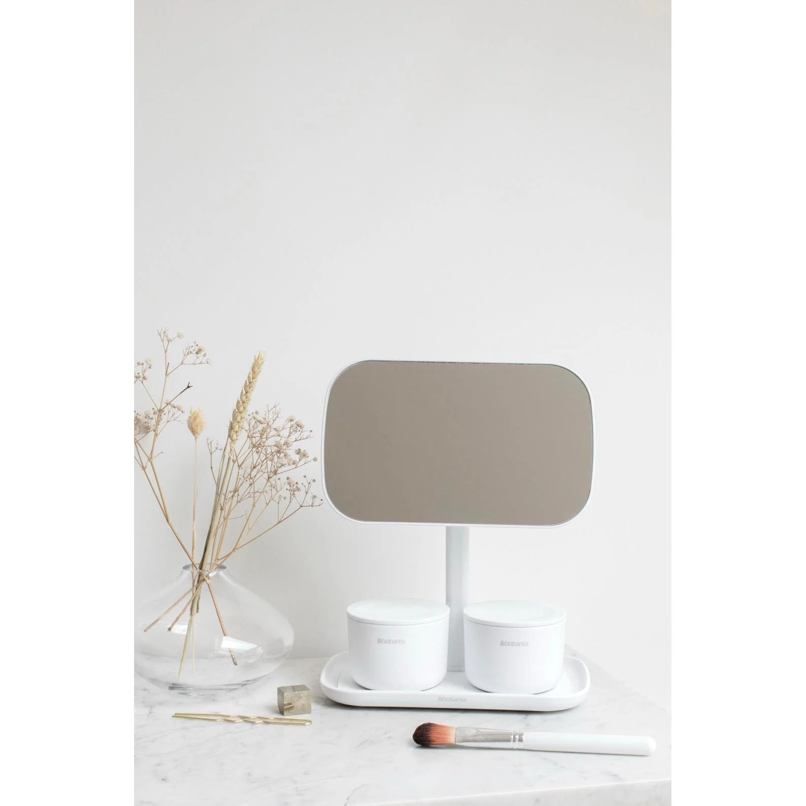 Miroir Avec Plateau De Rangement - White - Image 3