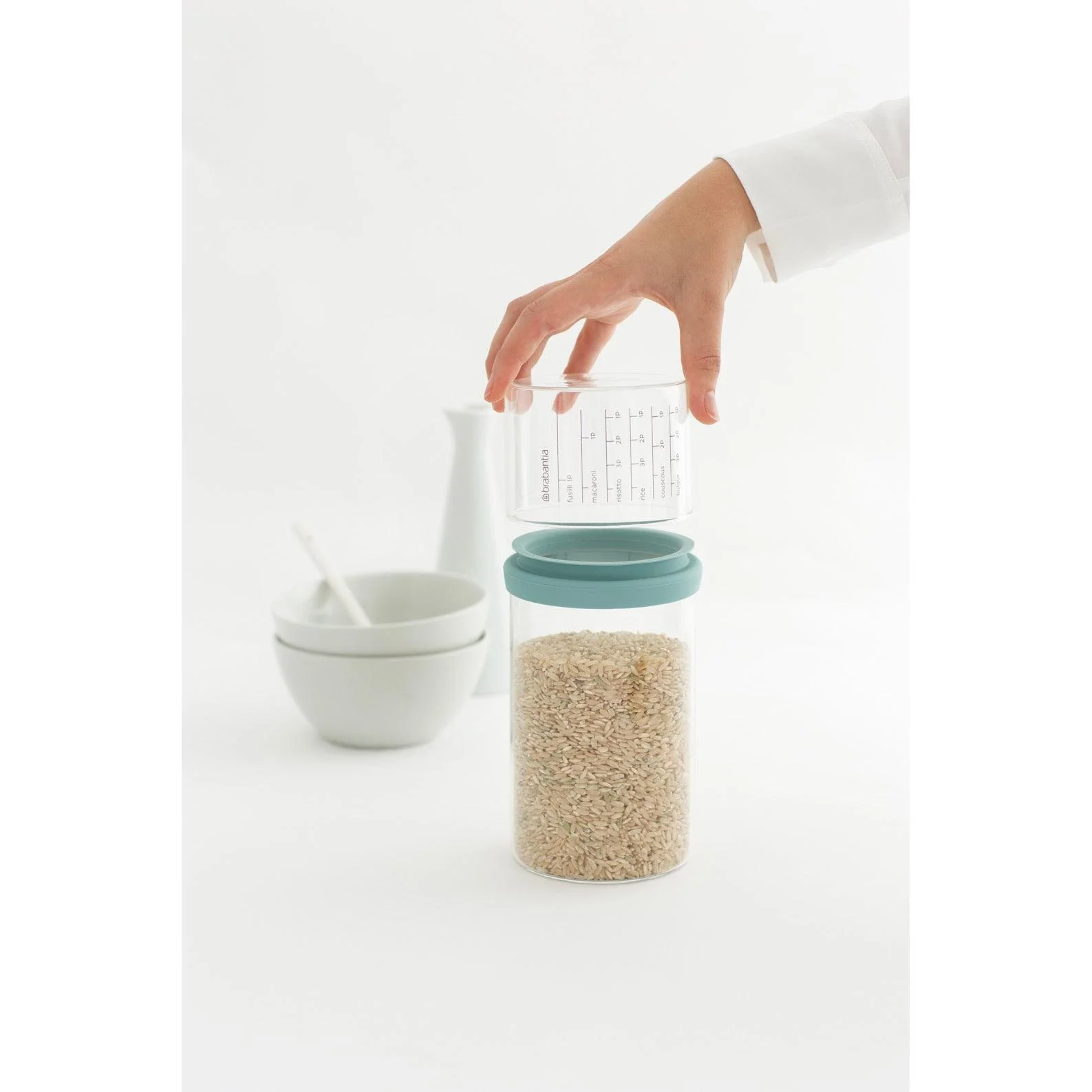Pot De Rangement Et Tasse À Mesurer - 1L - Mint - Image 6