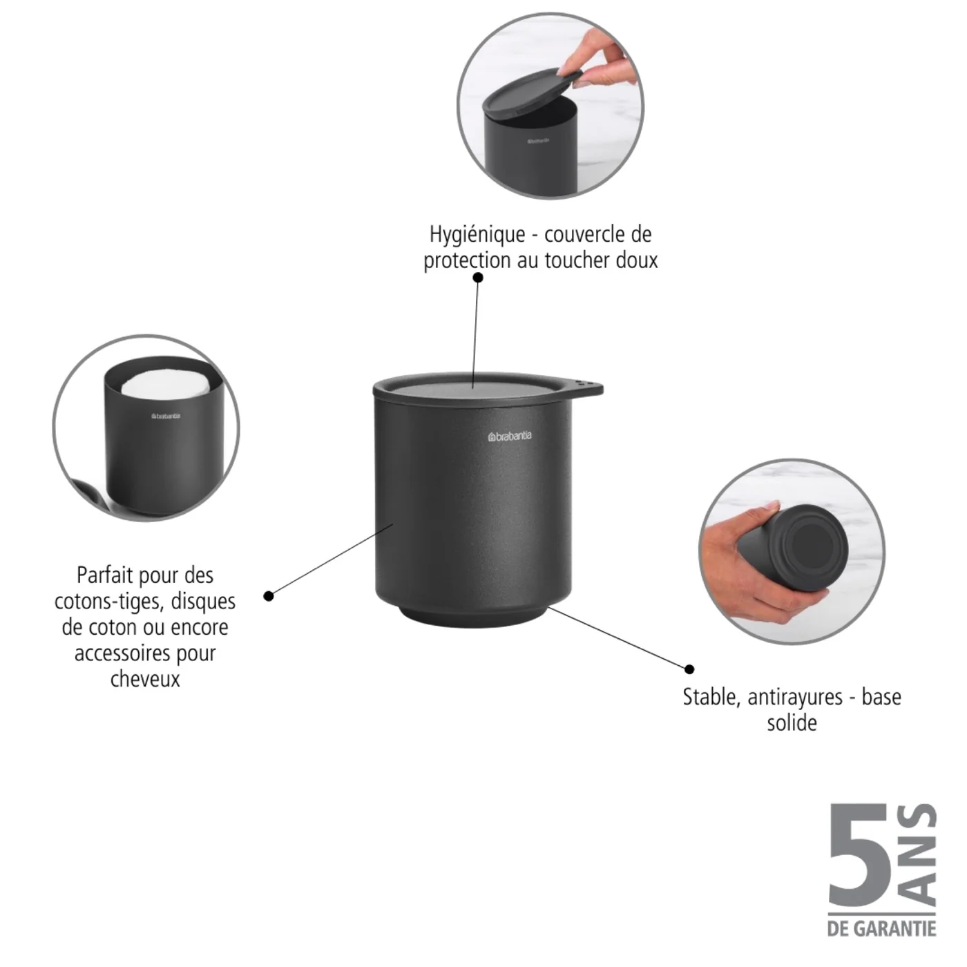 Mindset - Pot De Rangement - Mineral Infinite Grey - Image 3