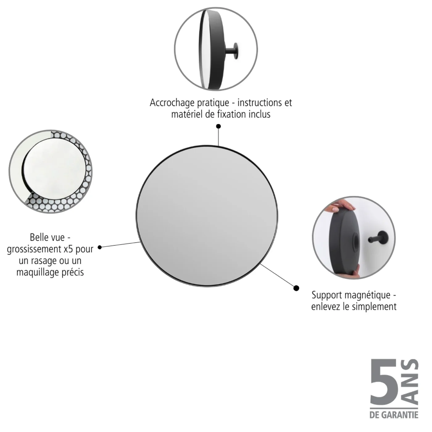 Mindset - Miroir - Mineral Infinite Grey - Image 2