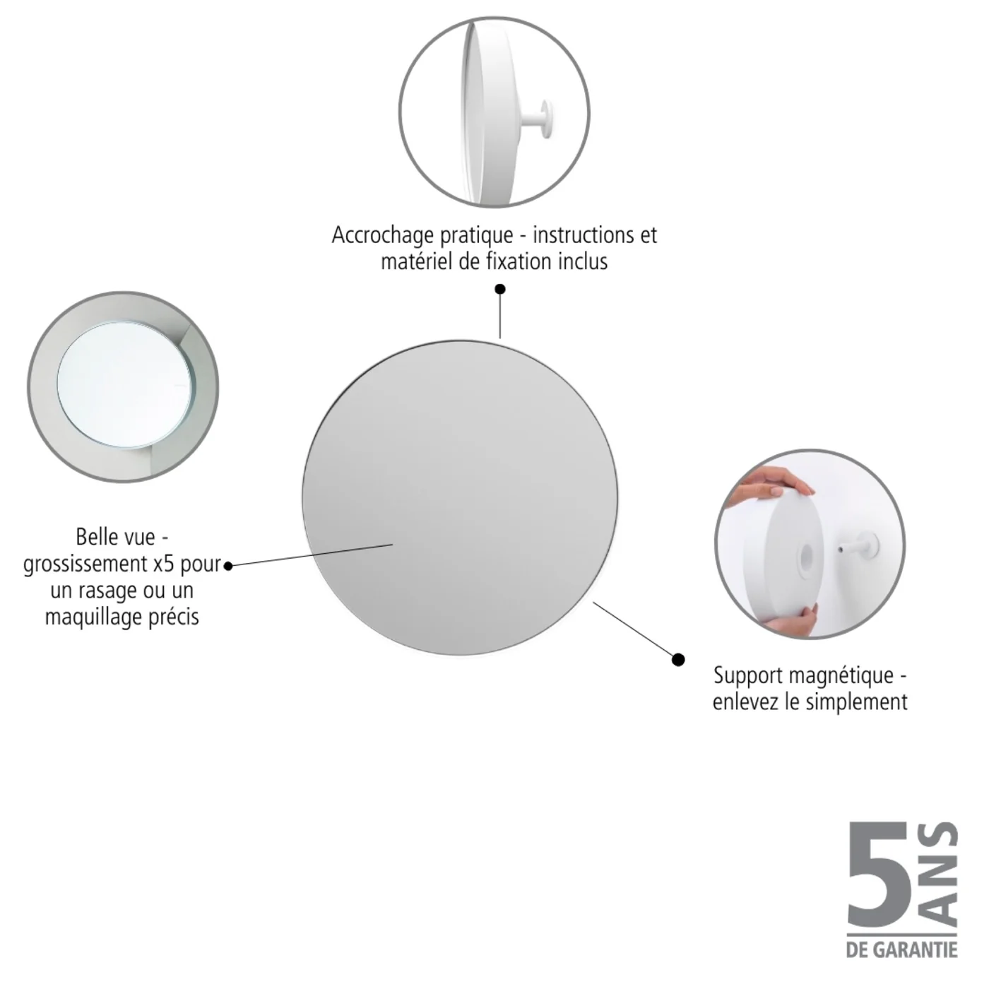Mindset - Miroir - Mineral Fresh White - Image 3