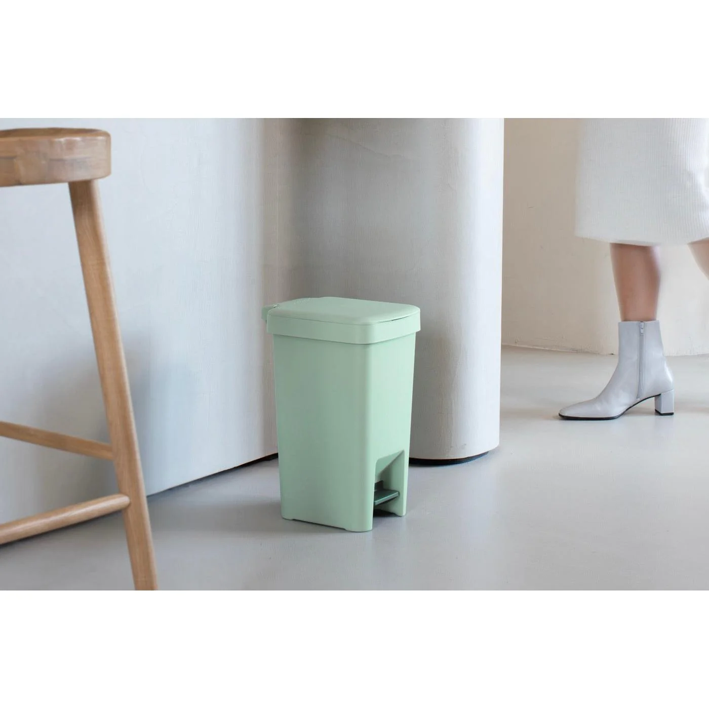 Stepup - Poubelle À Pédale 10 L - Jade Green - Image 3