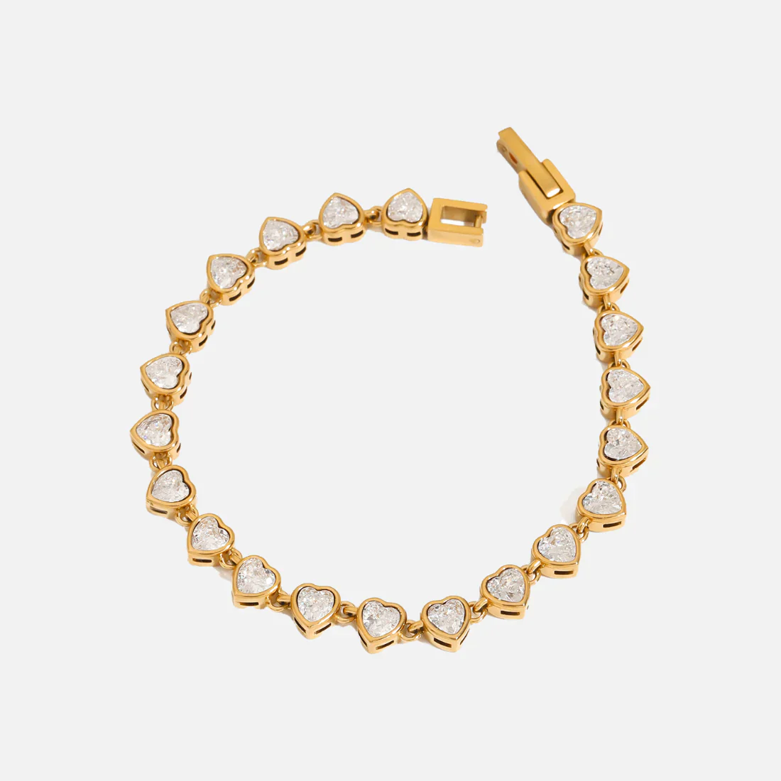 Bracelet Riviere Coeur - Image 2