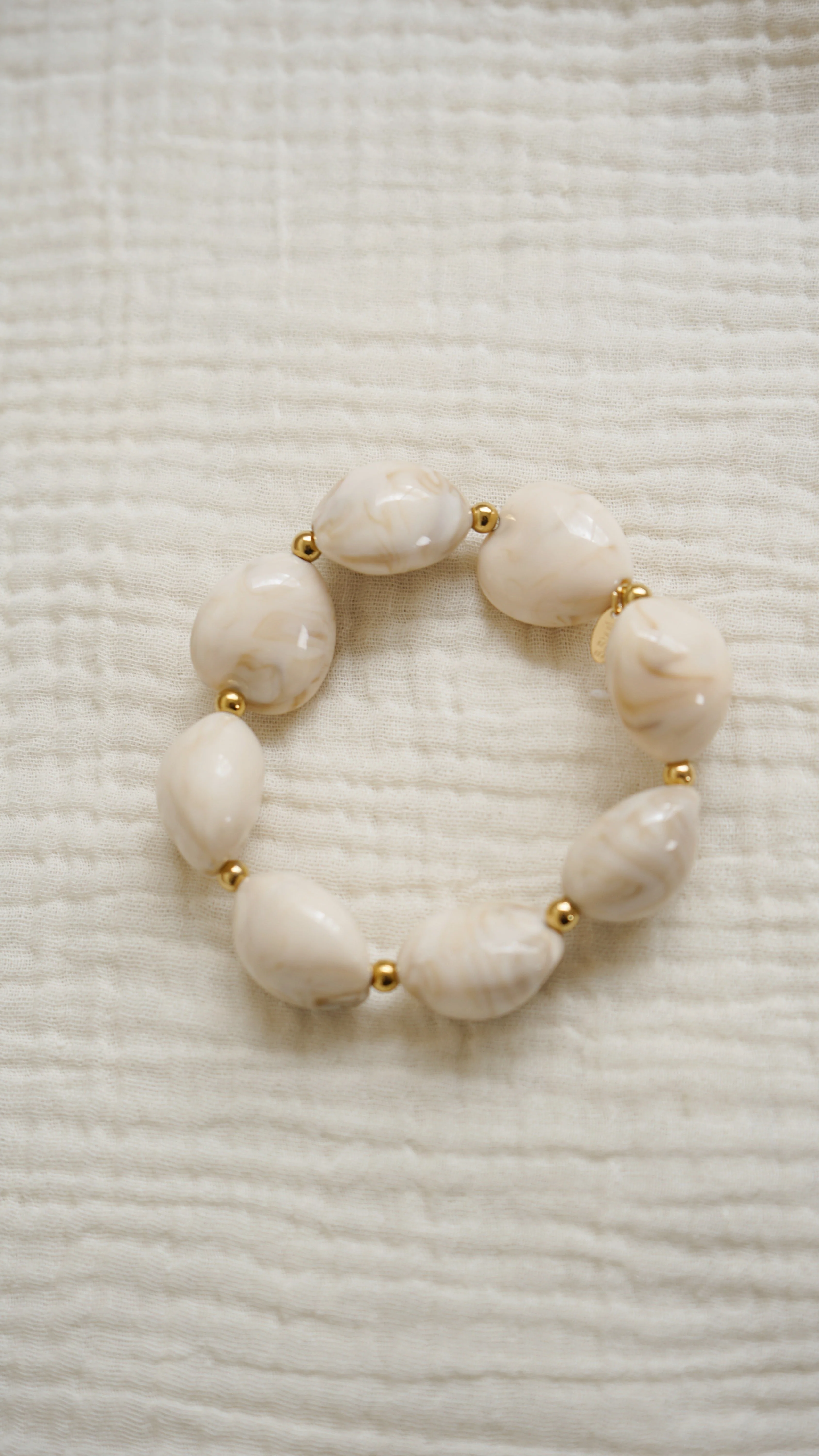 Bracelet Solal Taupe Nacré - Image 2