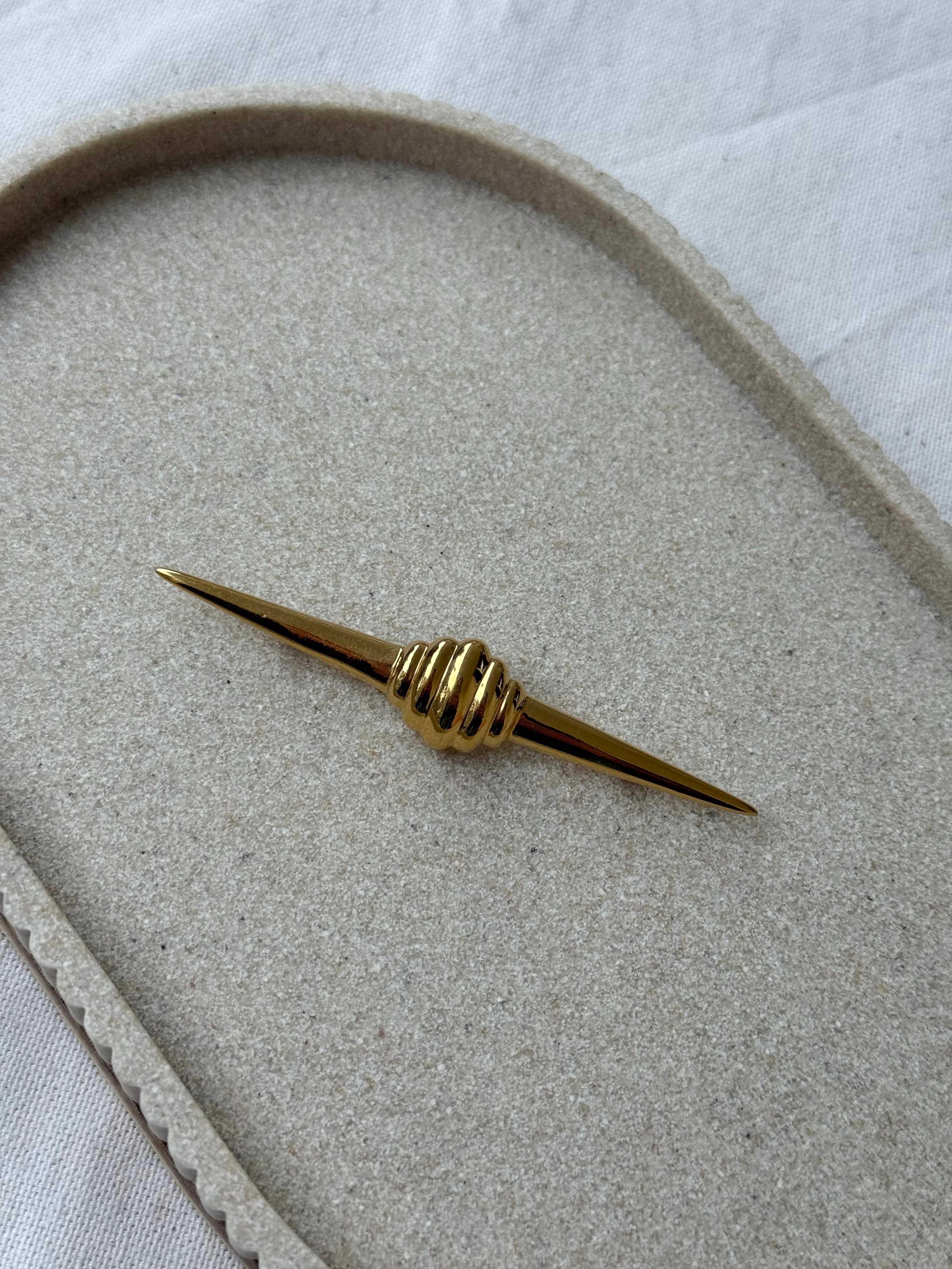 Broche Vintage - Forme Barrette Et Noeud - Image 3