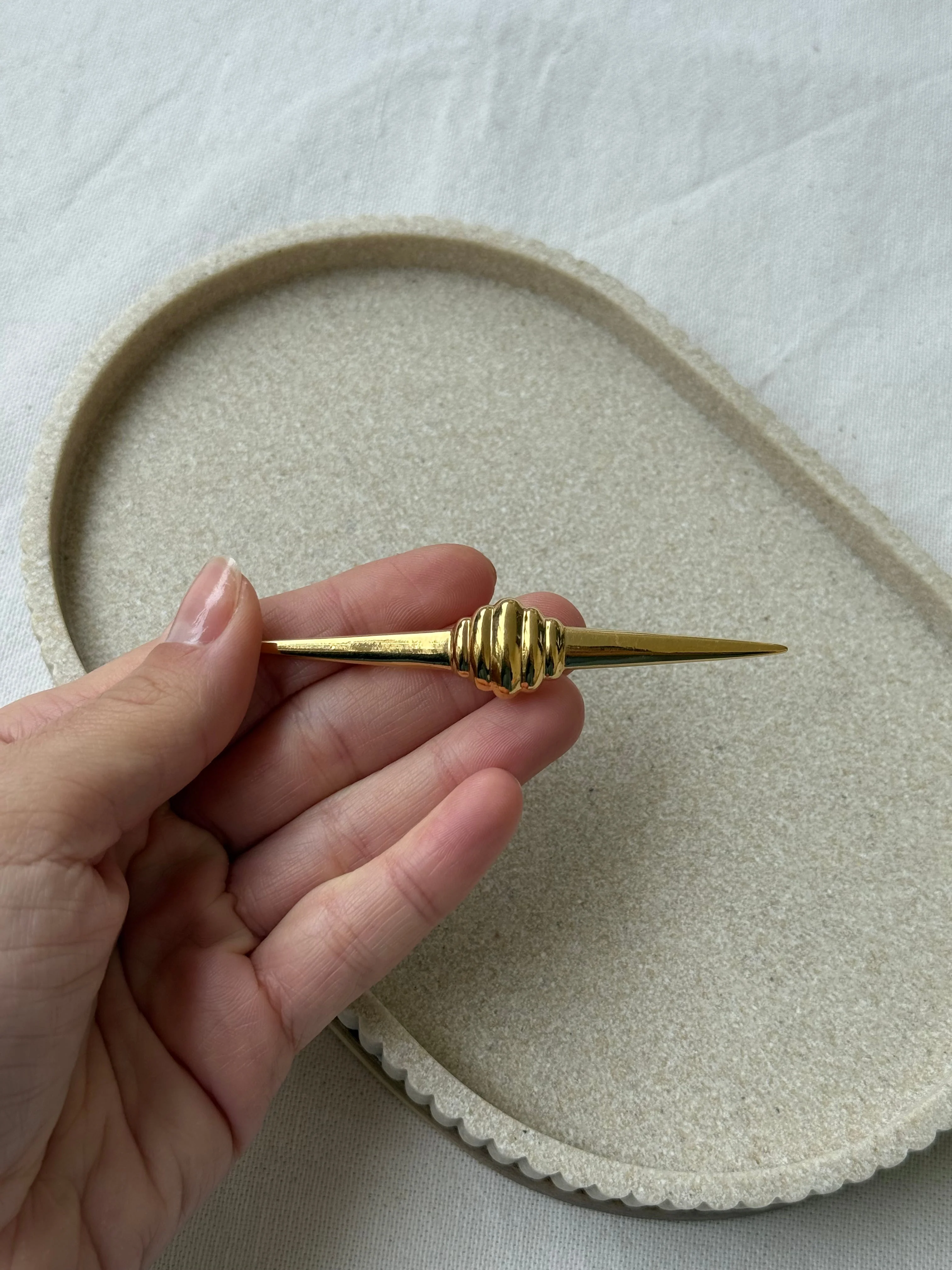 Broche Vintage - Forme Barrette Et Noeud - Image 4