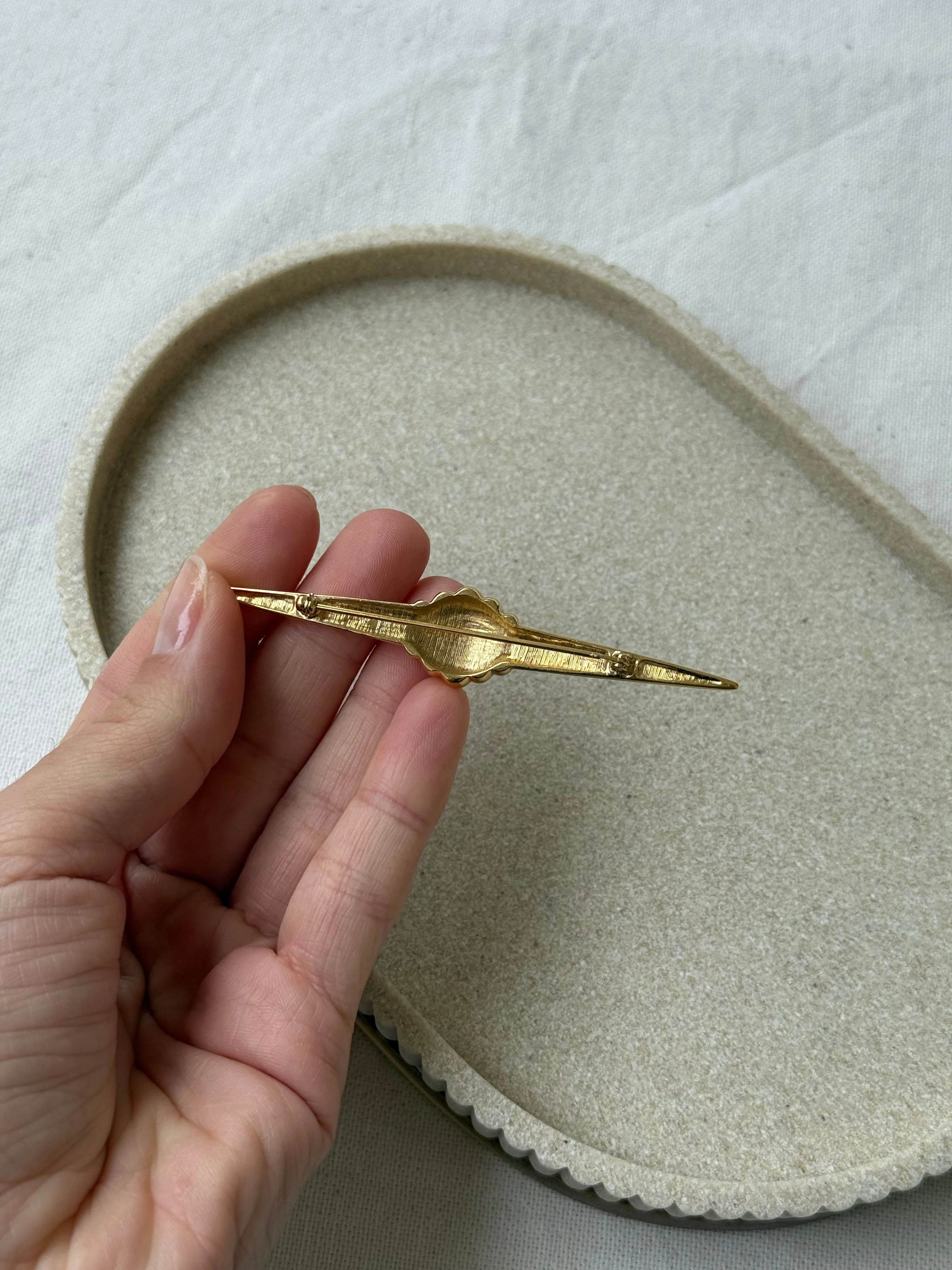 Broche Vintage - Forme Barrette Et Noeud - Image 5