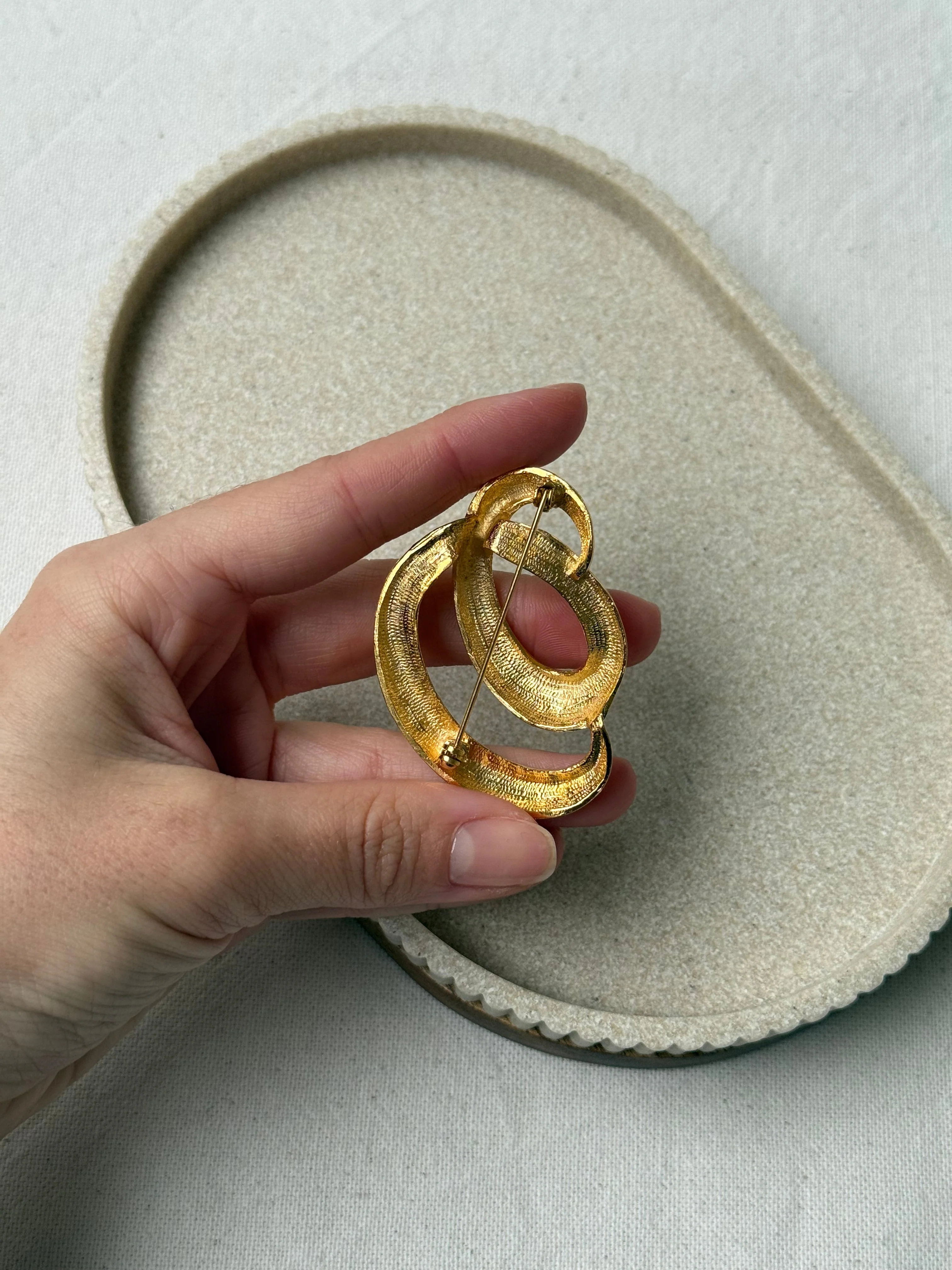 Broche Vintage - Spirale Brossée - Image 5