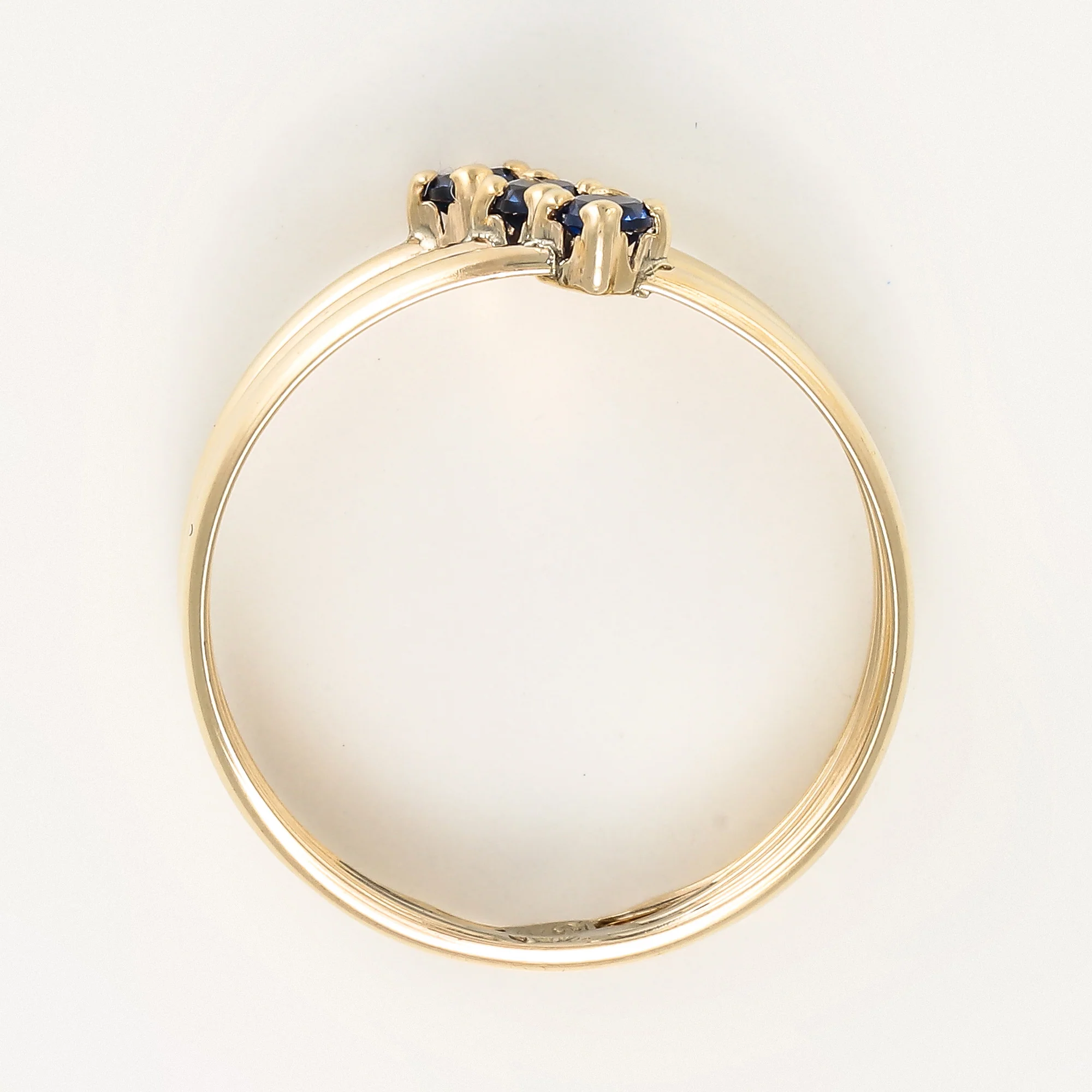 Bague "Abbie Zirconium Bleu "Or Jaune 375/1000 Et Zirconium - Image 3