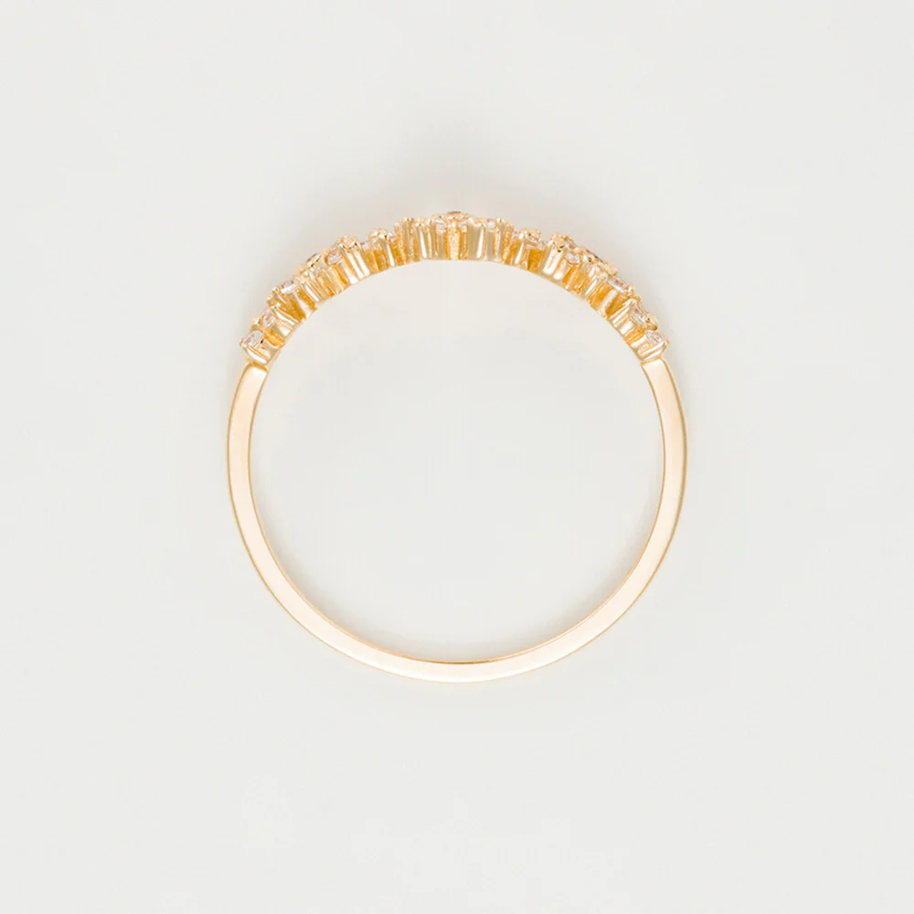 Bague "Cocktail" Or Jaune 375/1000 - Image 4