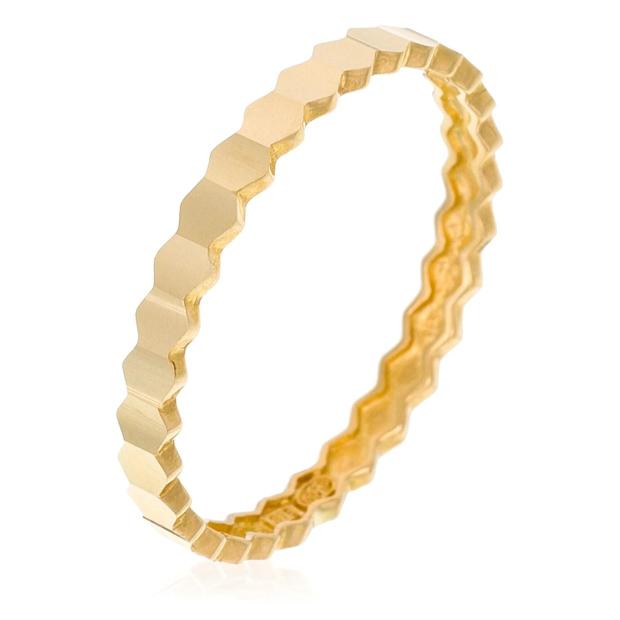 Bague "Fiancée" - Or Jaune 375/1000 - Image 8
