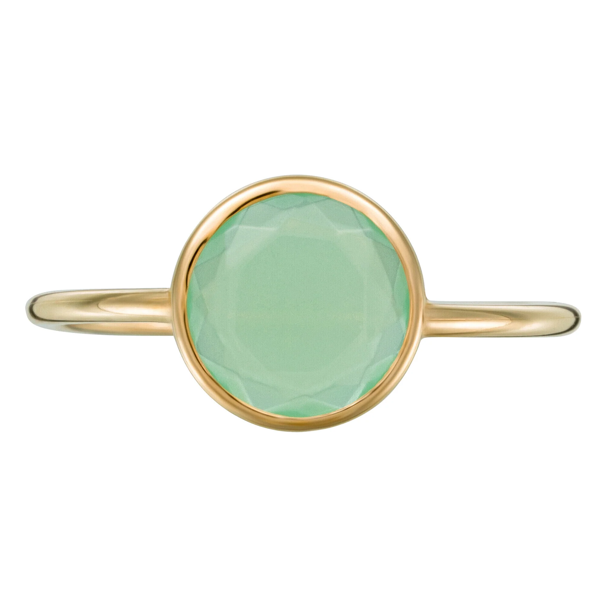 Bague "Aliyan" - Jade Verte, Or Jaune 375/1000 - Image 4