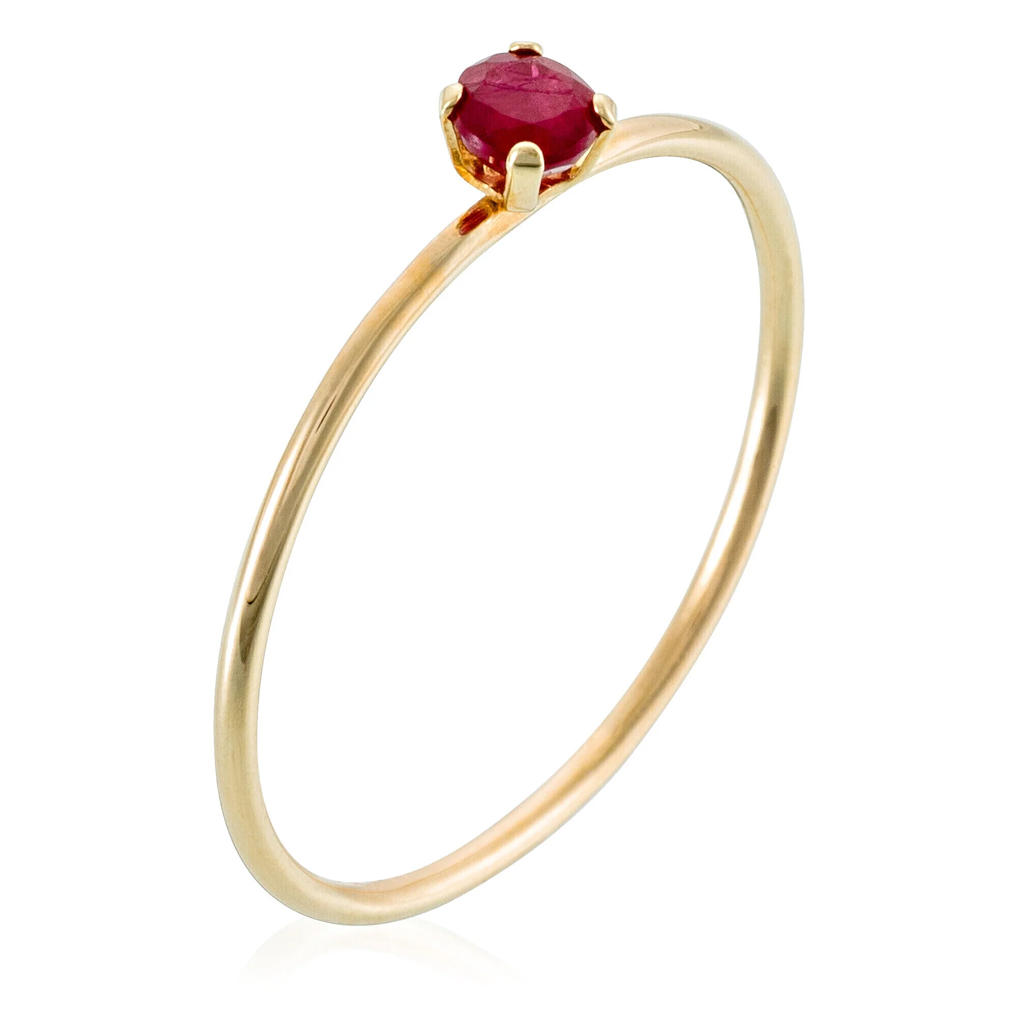 Bague "Only One" Rubi, Or Jaune 375/1000 - Image 2