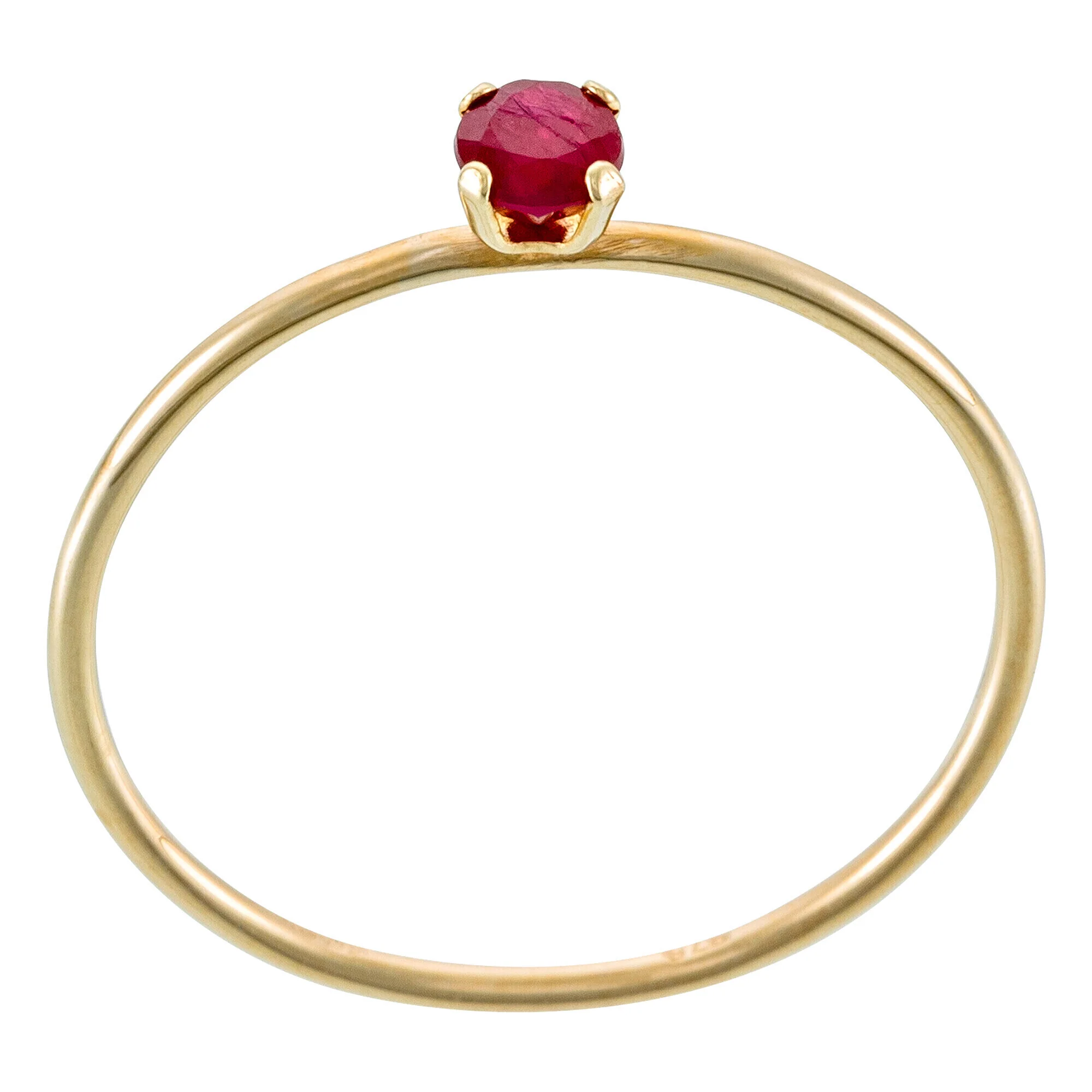 Bague "Only One" Rubi, Or Jaune 375/1000 - Image 3