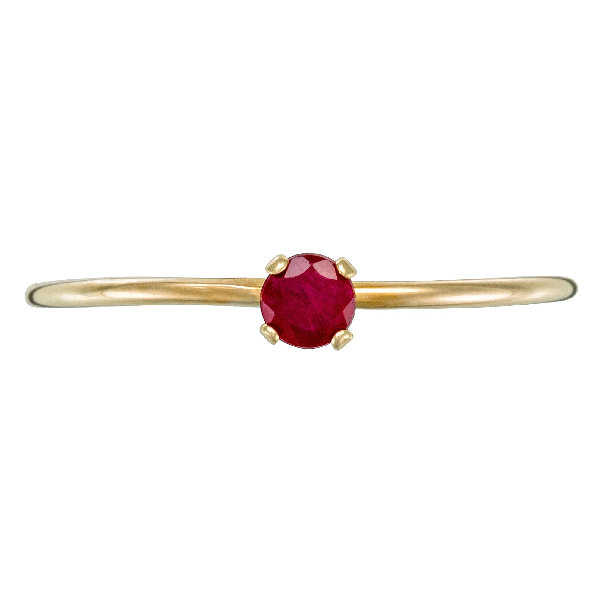 Bague "Only One" Rubi, Or Jaune 375/1000 - Image 4