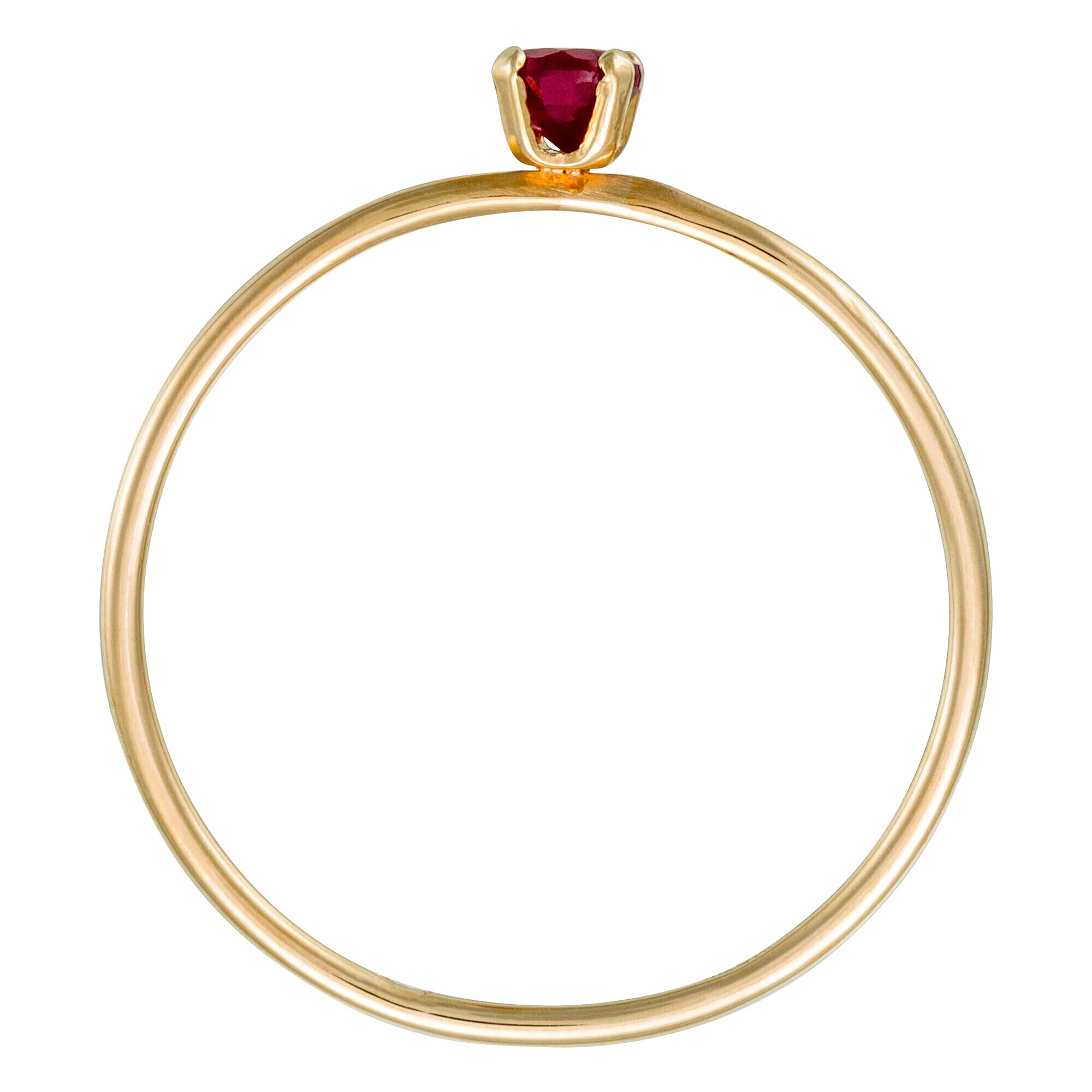 Bague "Only One" Rubi, Or Jaune 375/1000 - Image 5