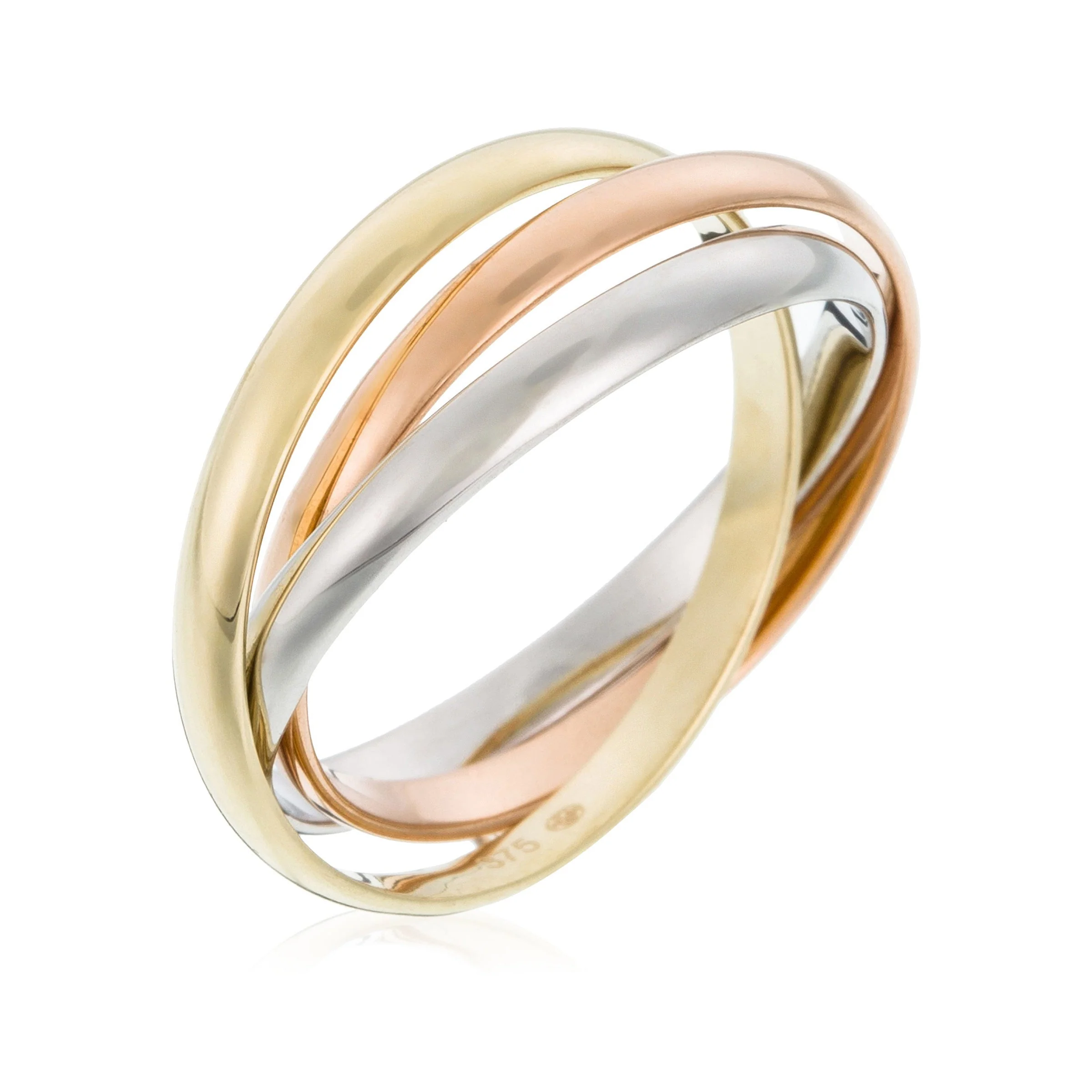 Bague "Tri Or" - Or Tricolore 375/1000 - Image 4