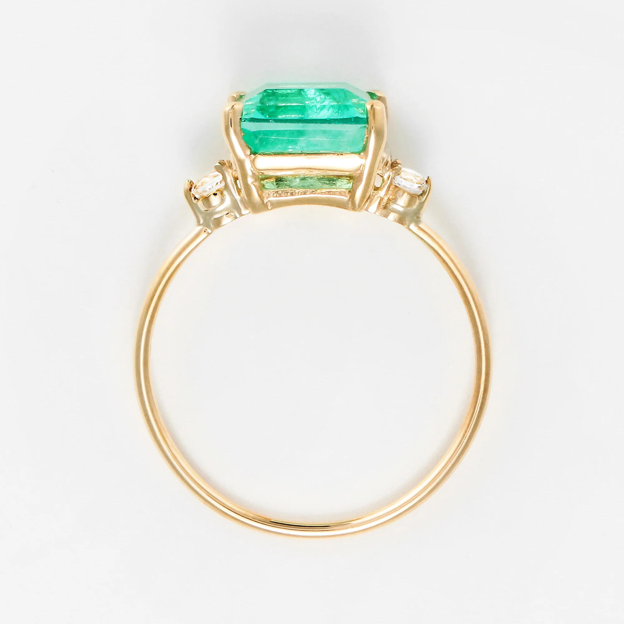 Bague "Espoir 0,5Ct/1" - Topaze Or Jaune 375/1000 Et Quartz/Topaze - Image 2