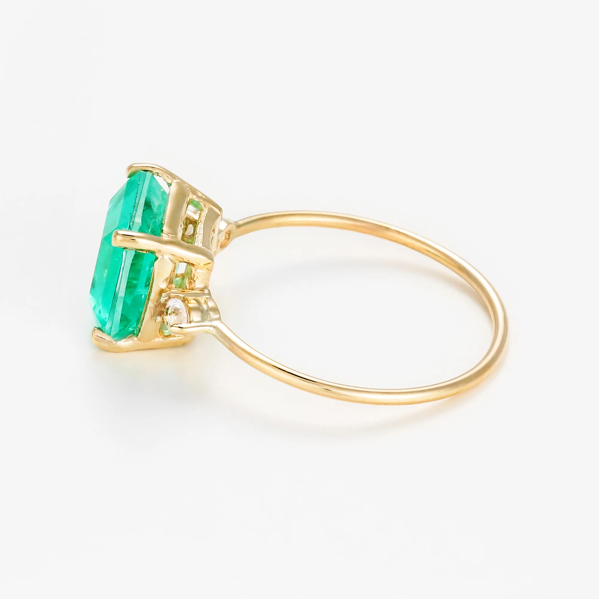 Bague "Espoir 0,5Ct/1" - Topaze Or Jaune 375/1000 Et Quartz/Topaze - Image 3