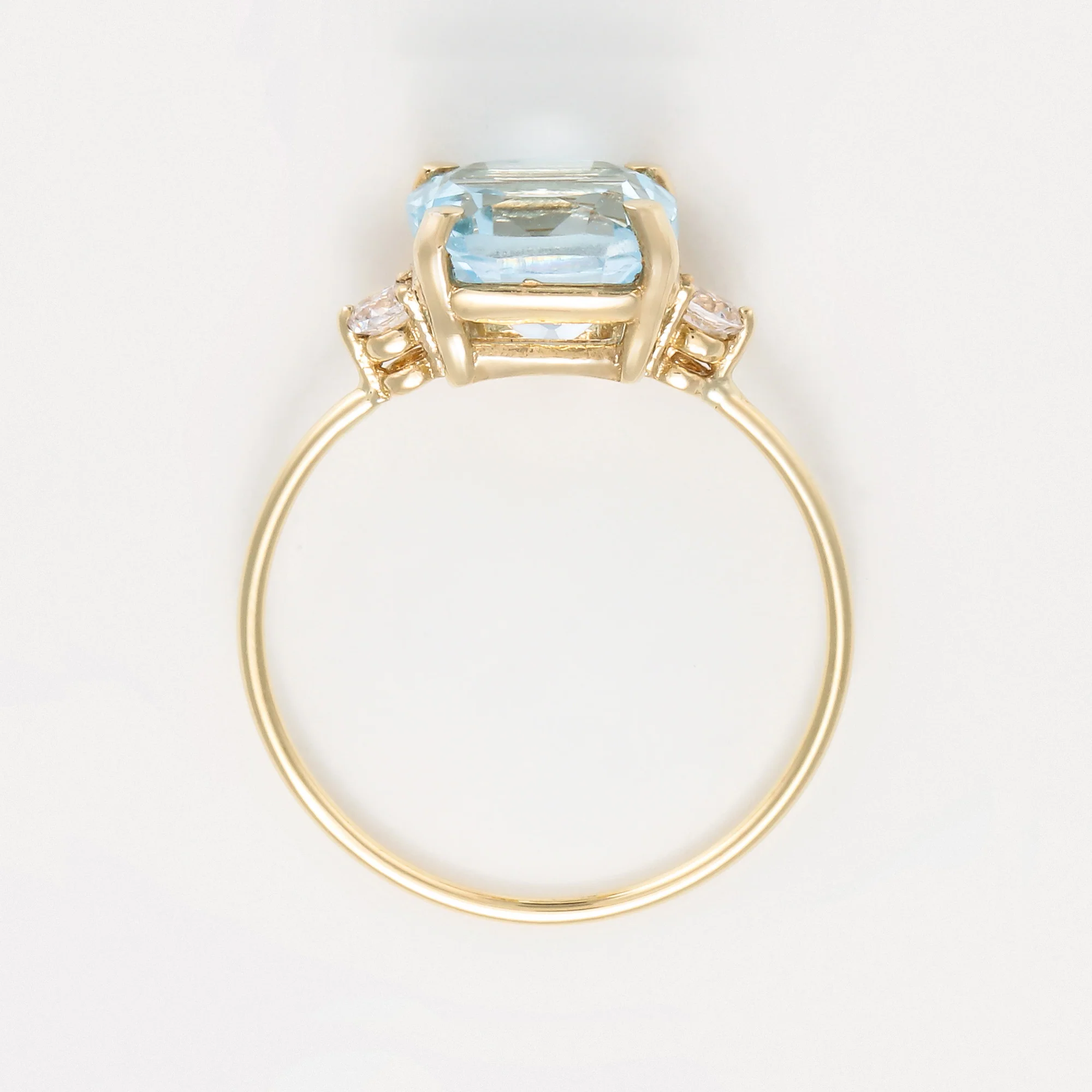 Bague "Espoir 2,65Ct/1" Topaze Or Jaune 375/1000 - Image 3