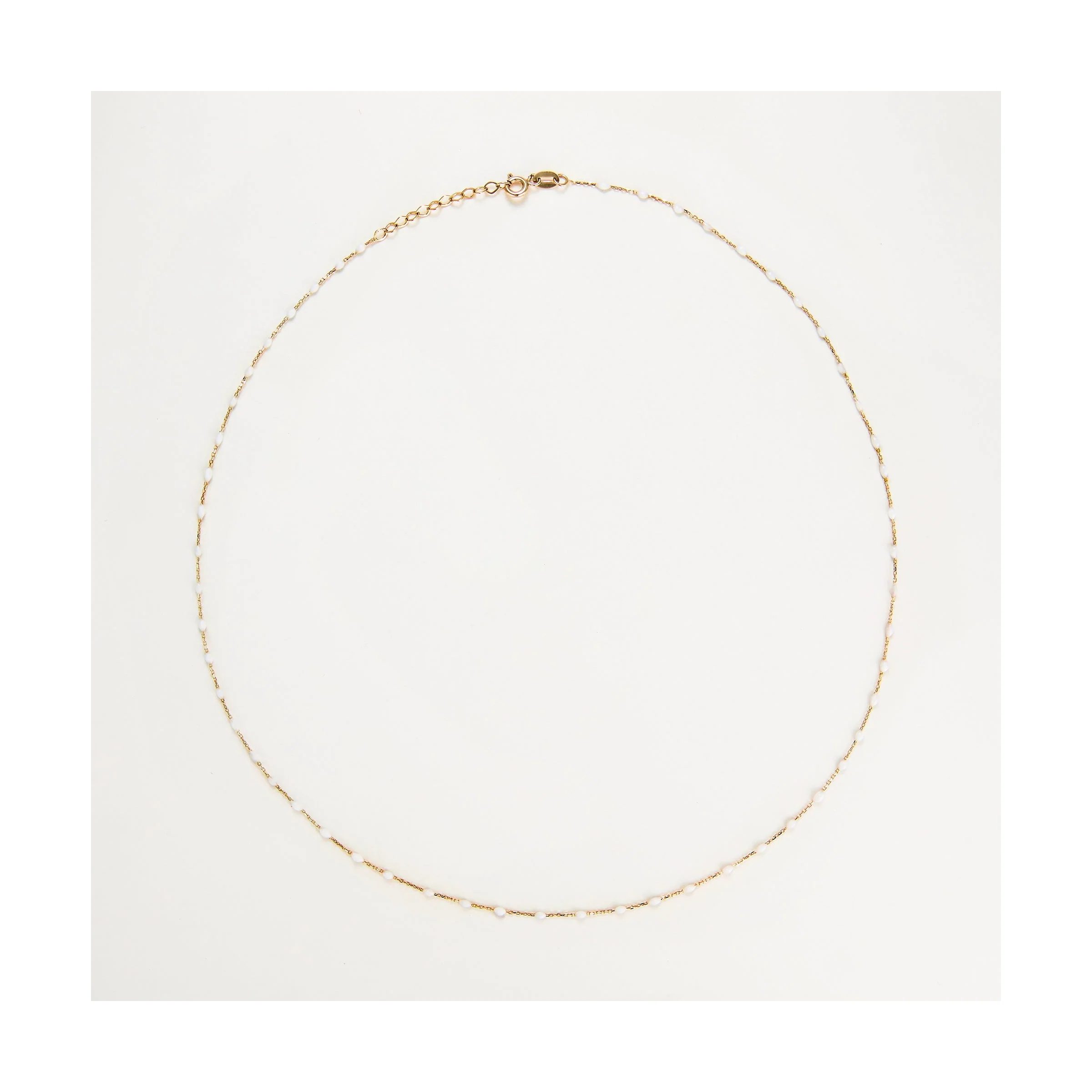 Collier Amada Blanc - Or Jaune - Image 2