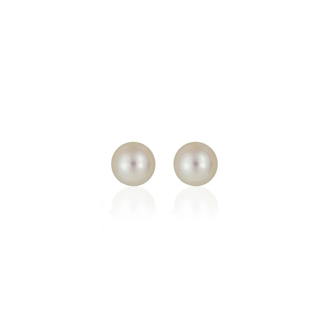 Boucles D'Oreilles "My Pearl" - Or Jaune 375/1000 Perles Blanches - Image 4