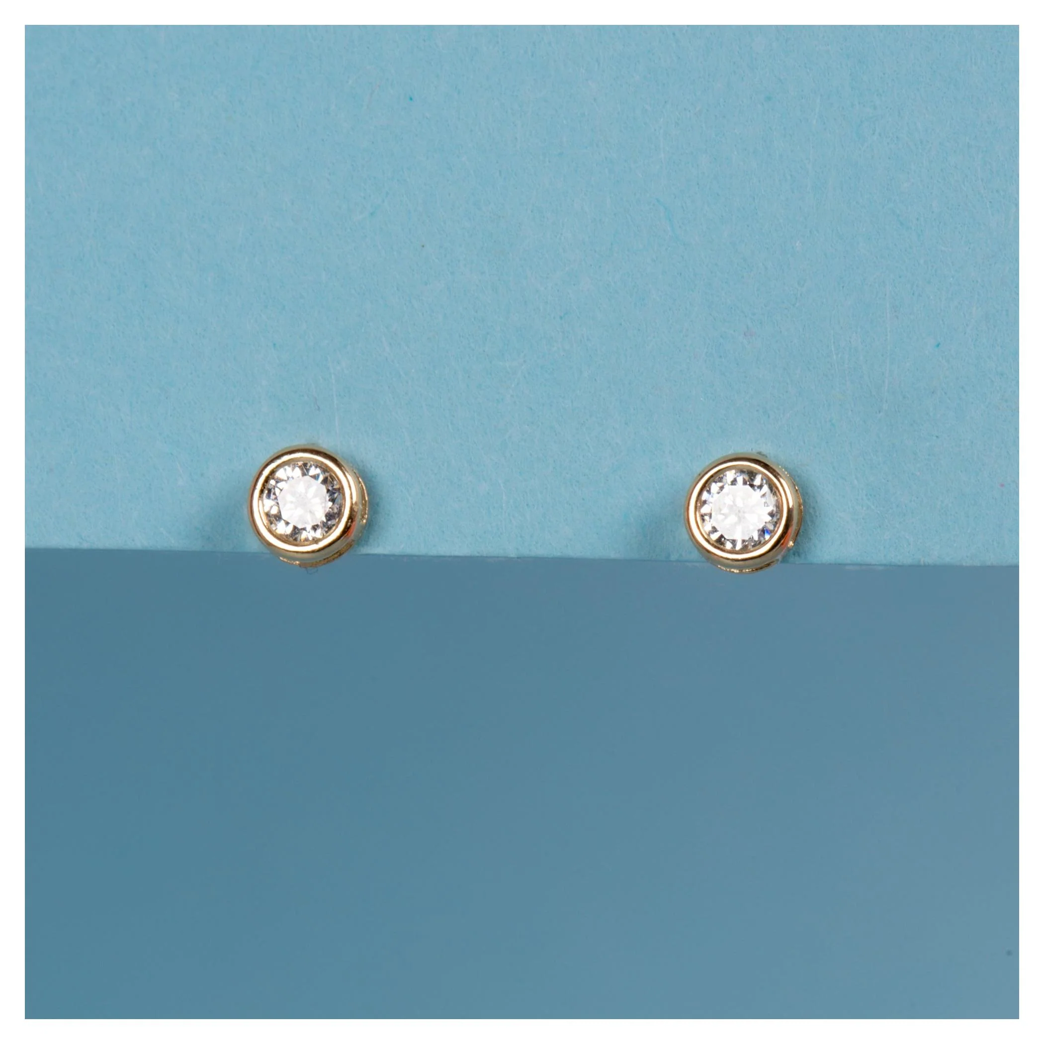 Boucles D'Oreilles "Philtre D'Amour" - Or Jaune 375/1000 Et Zirconium - Image 3