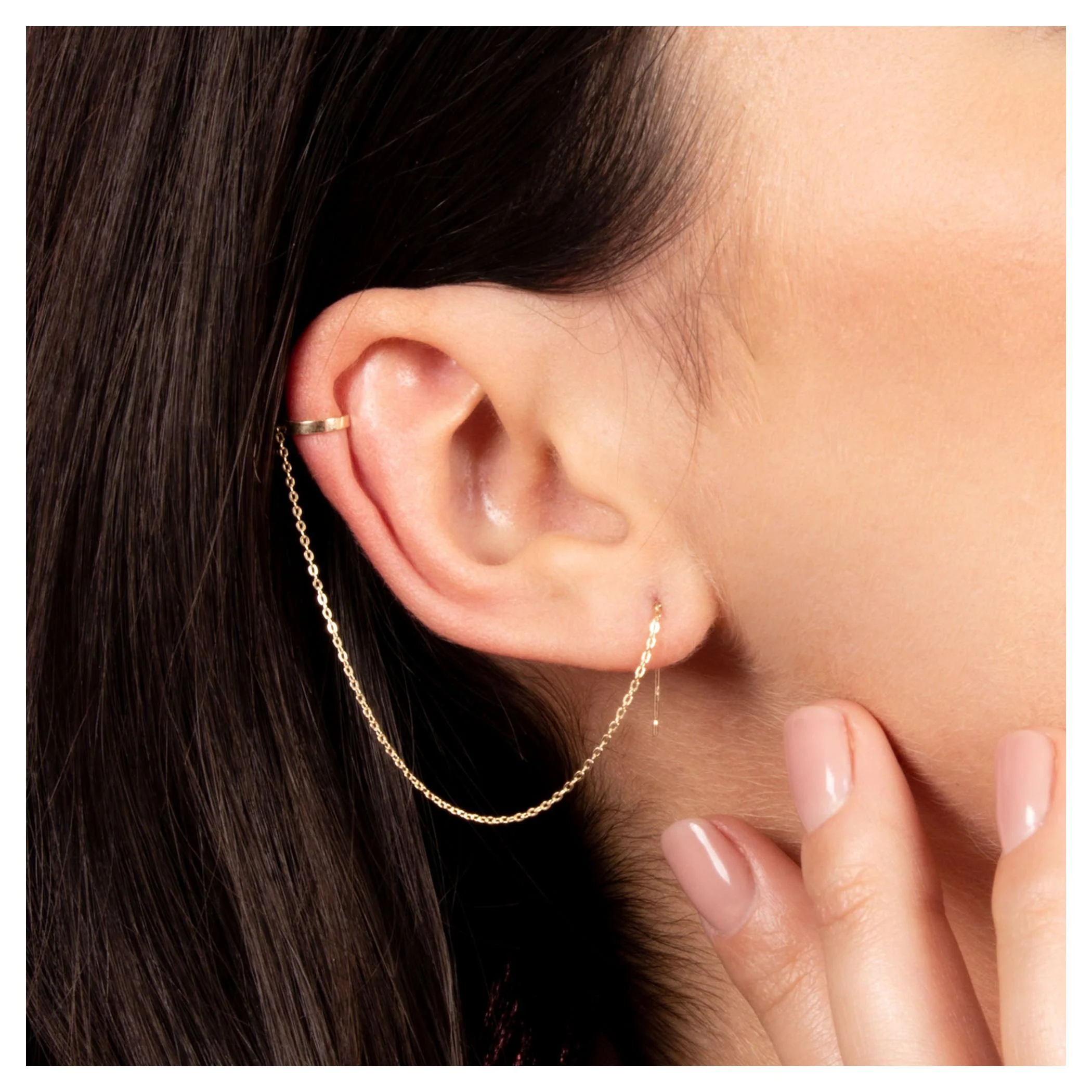 Boucles D'Oreilles Unitaire "Marala" - Or Jaune 375/1000 - Image 2
