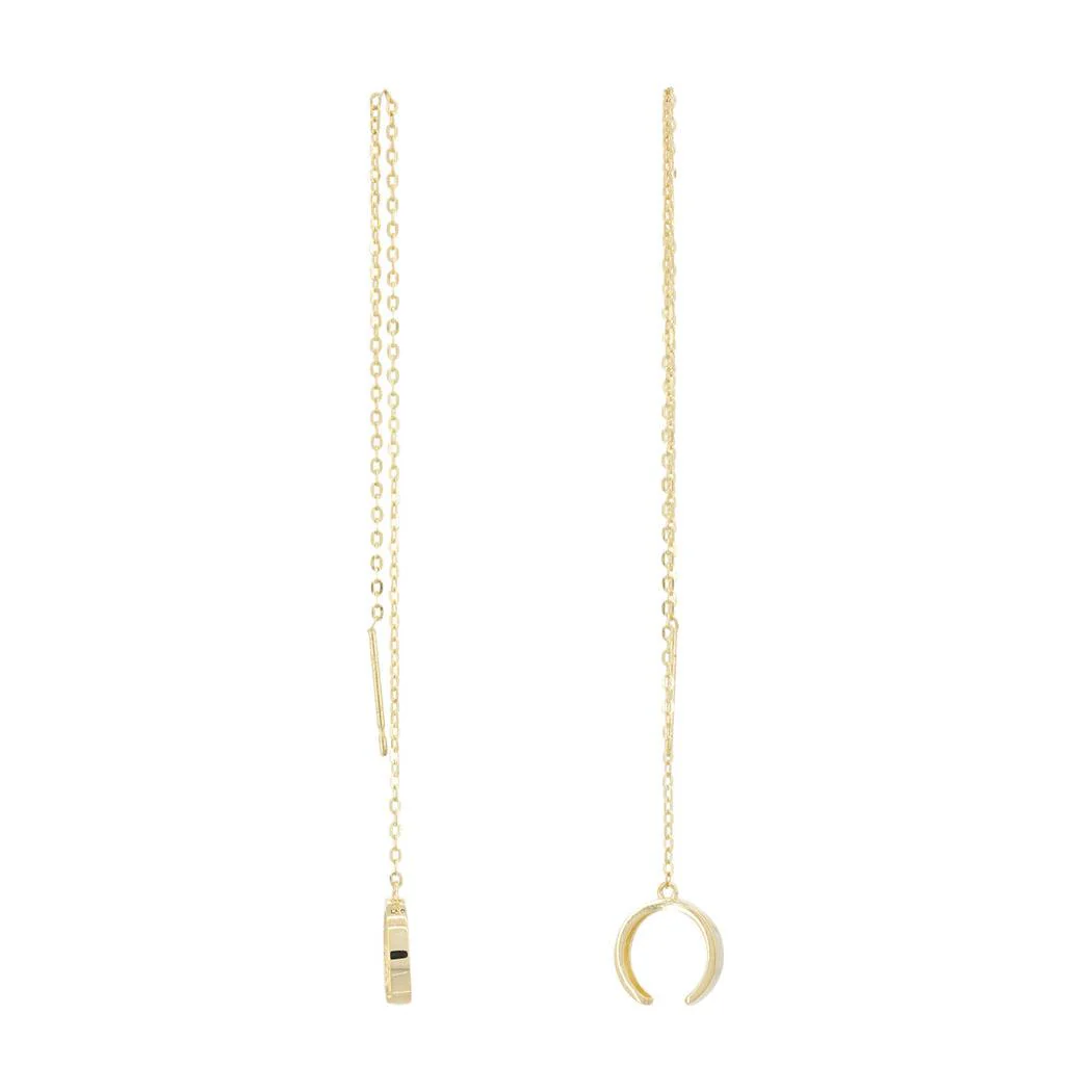 Boucles D'Oreilles Unitaire "Marala" - Or Jaune 375/1000 - Image 4