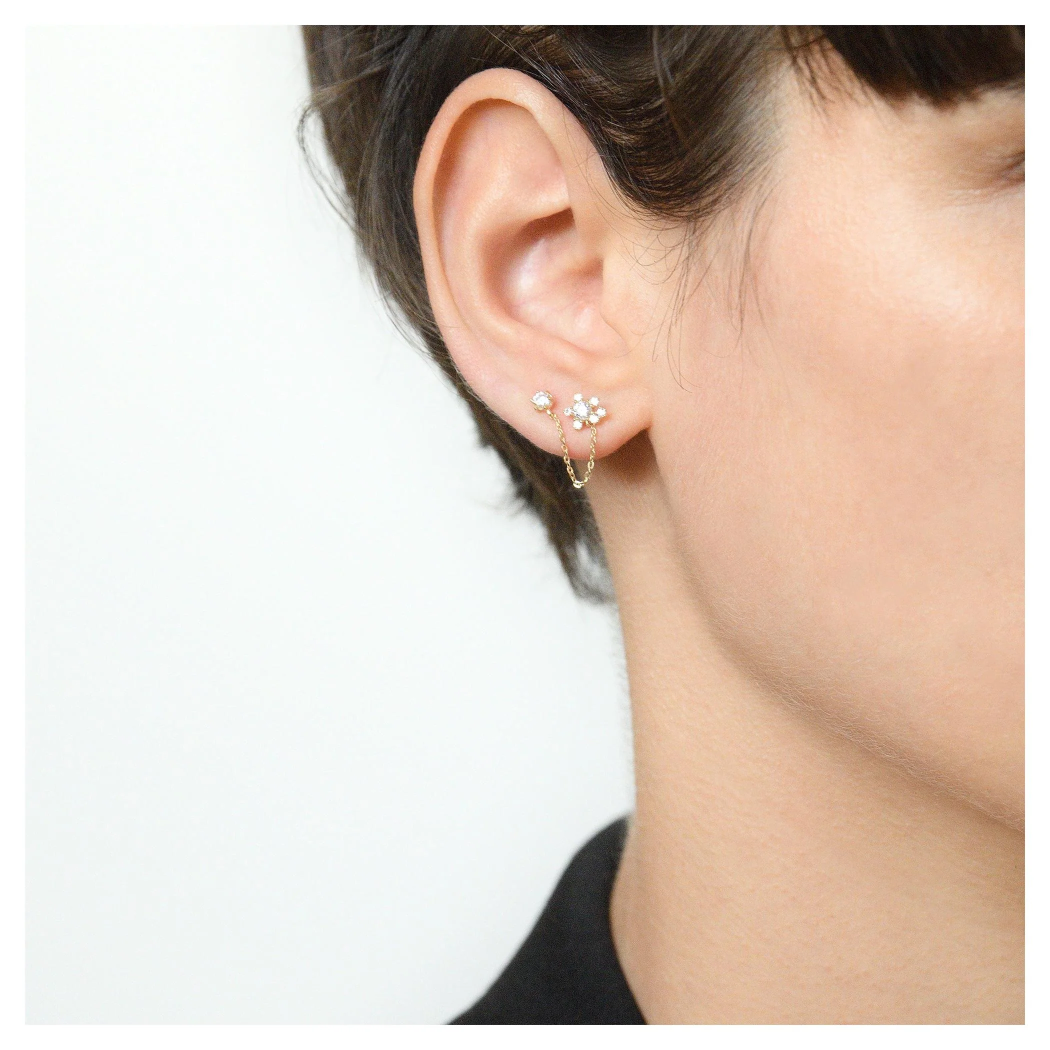 Boucles D'Oreilles "Duchesse" - Or Jaune 375/1000 - Image 6