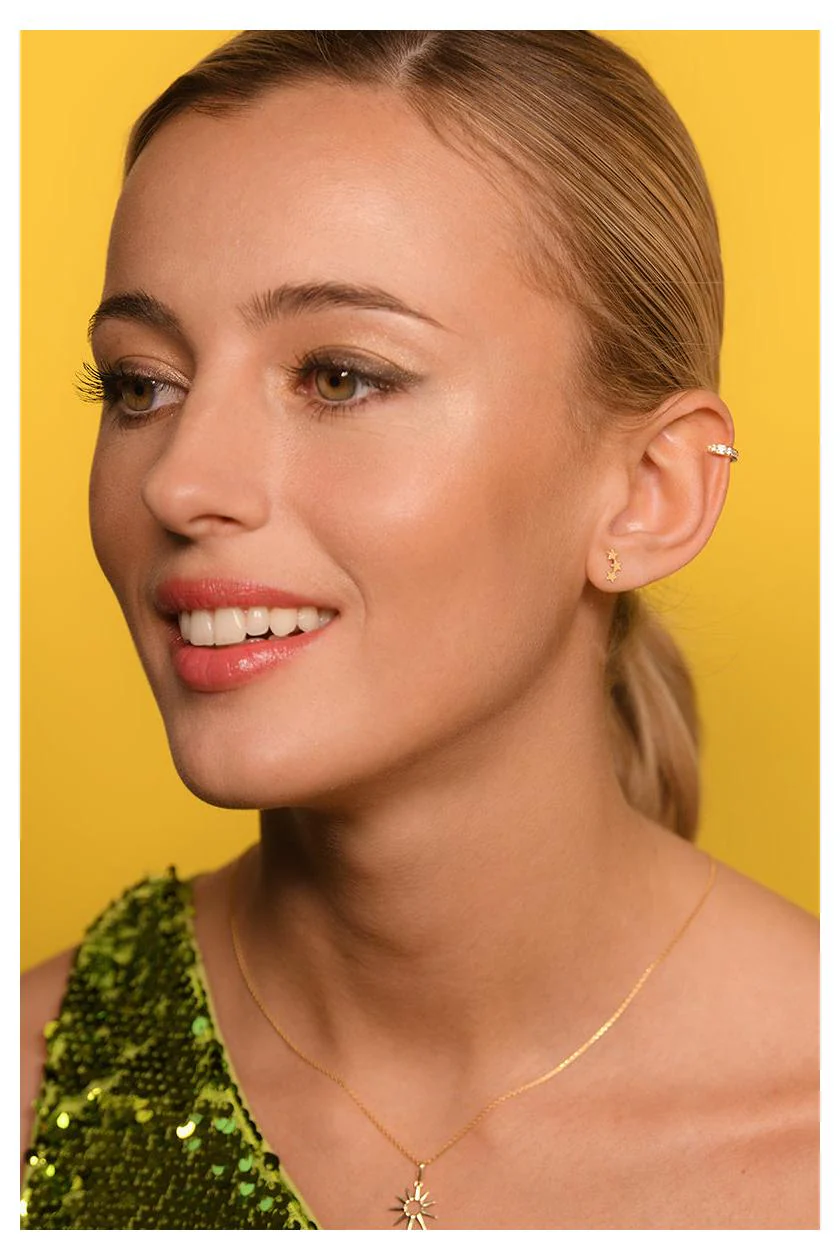 Boucles D'Oreilles "Andromède" - Or Jaune 375/1000 - Image 2