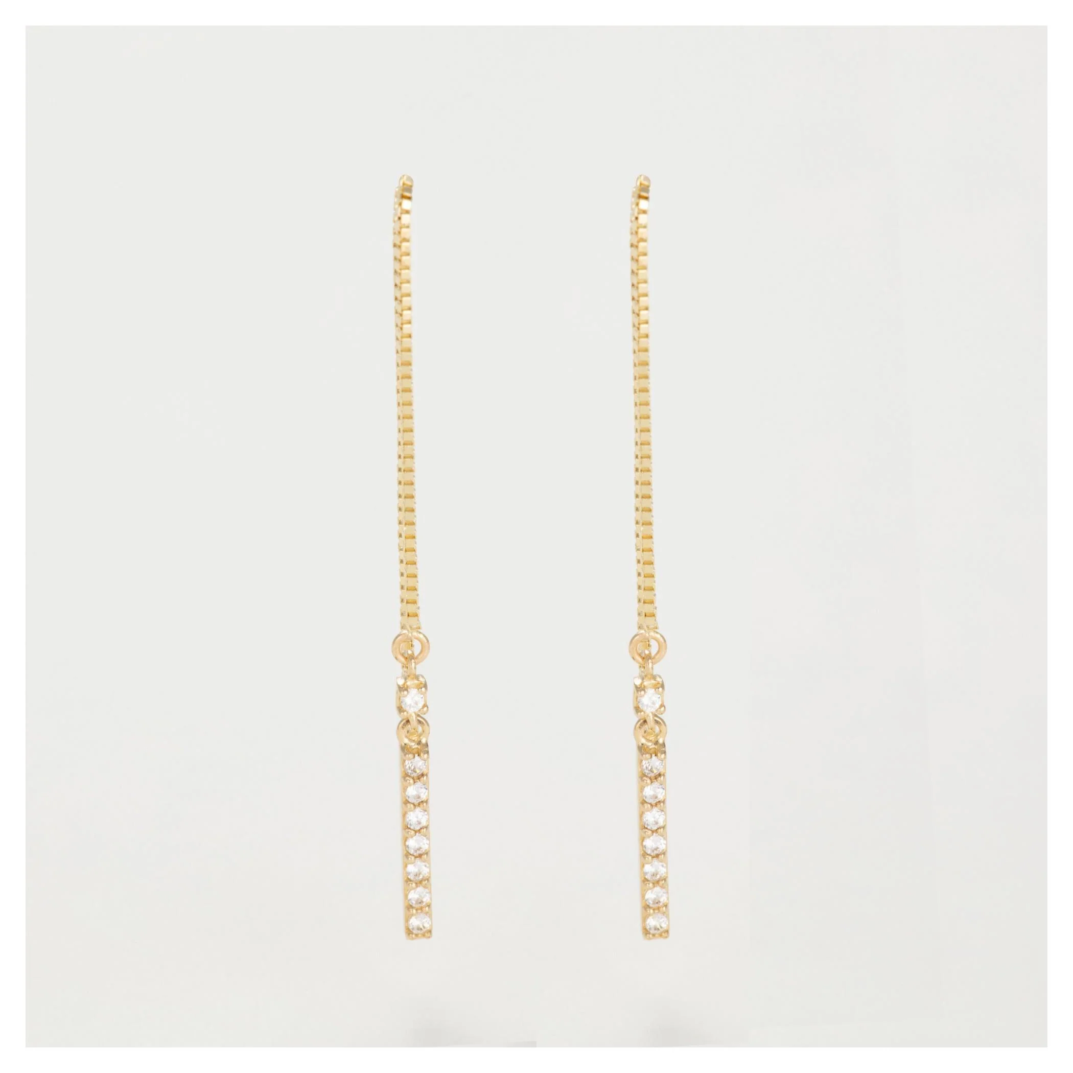 Boucles D'Oreilles "Jolies Pendantes" Or Jaune 375/1000 - Image 2