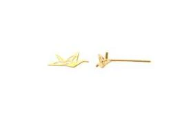 Boucles D'Oreilles "Envolée" - Or Jaune 375/1000 - Image 2